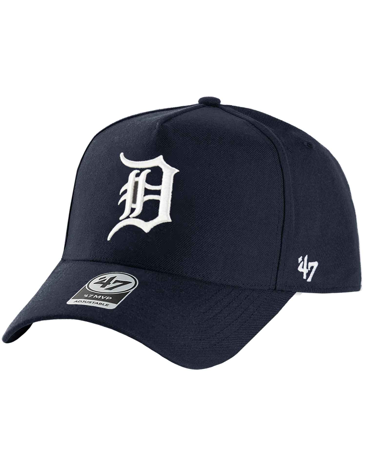 Detroit Tigers '47 MLB Team MVP DT Snapback Hat - Navy