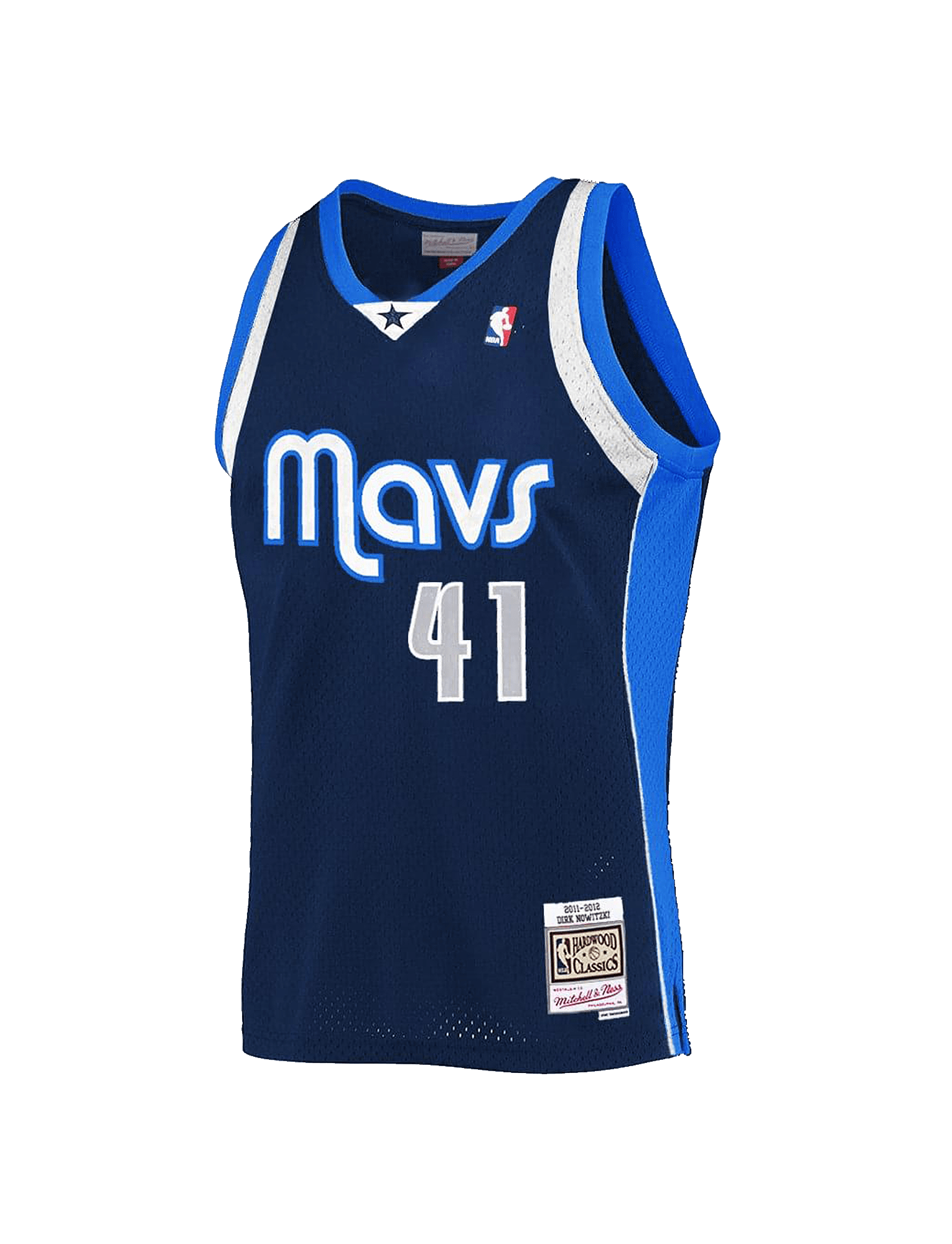 Dirk Nowitzki Dallas Mavericks Mitchell & Ness NBA 11-12 Away Swingman Jersey - Navy