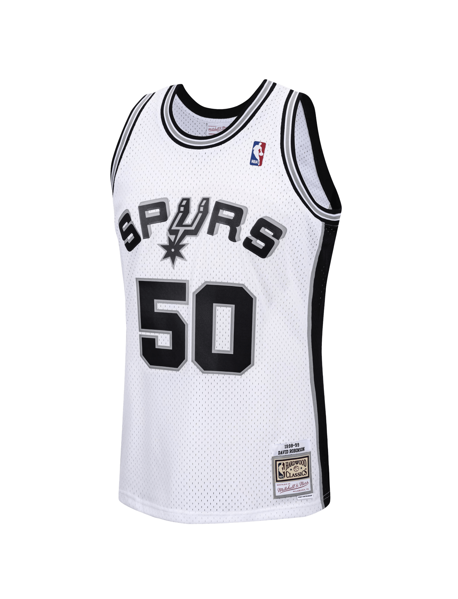 David Robinson San Antonio Spurs Mitchell & Ness NBA 98-99 Home Swingman Jersey - White
