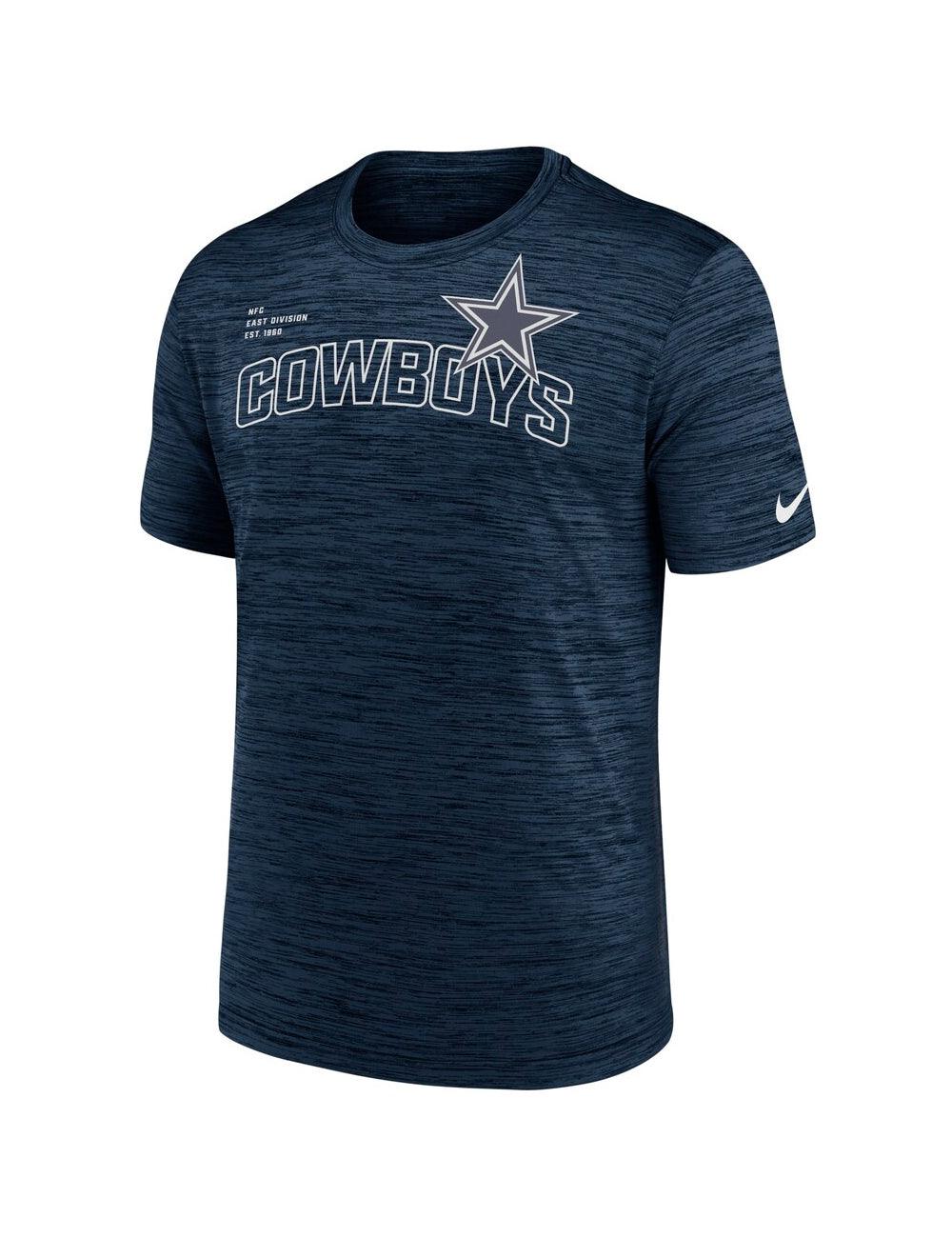 Dallas Cowboys Nike NFL Velocity Arch Performance T-Shirt - Navy