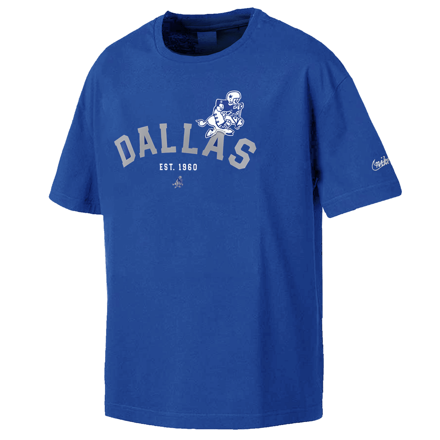 Dallas Cowboys Nike NFL Rewind Oversized Heavyweight T-Shirt - Blue