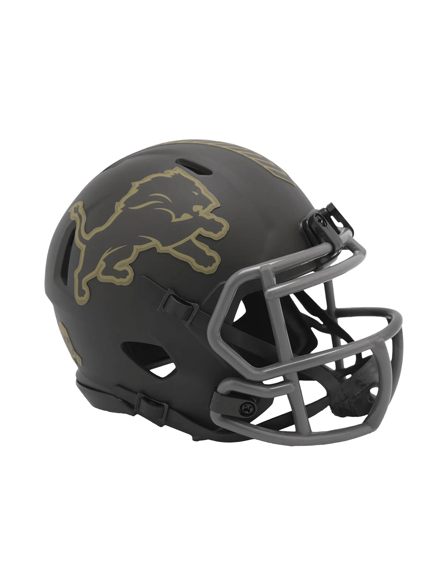 Detroit Lions Riddell NFL Salute To Service 25 Speed Mini Size Helmet