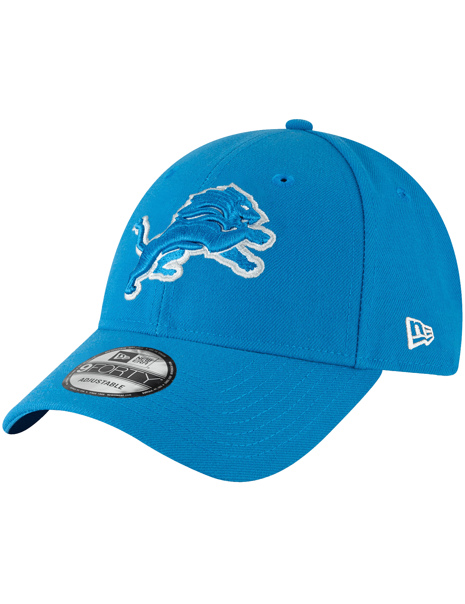 Detroit Lions New Era NFL Team 9FORTY Snapback Hat - Blue