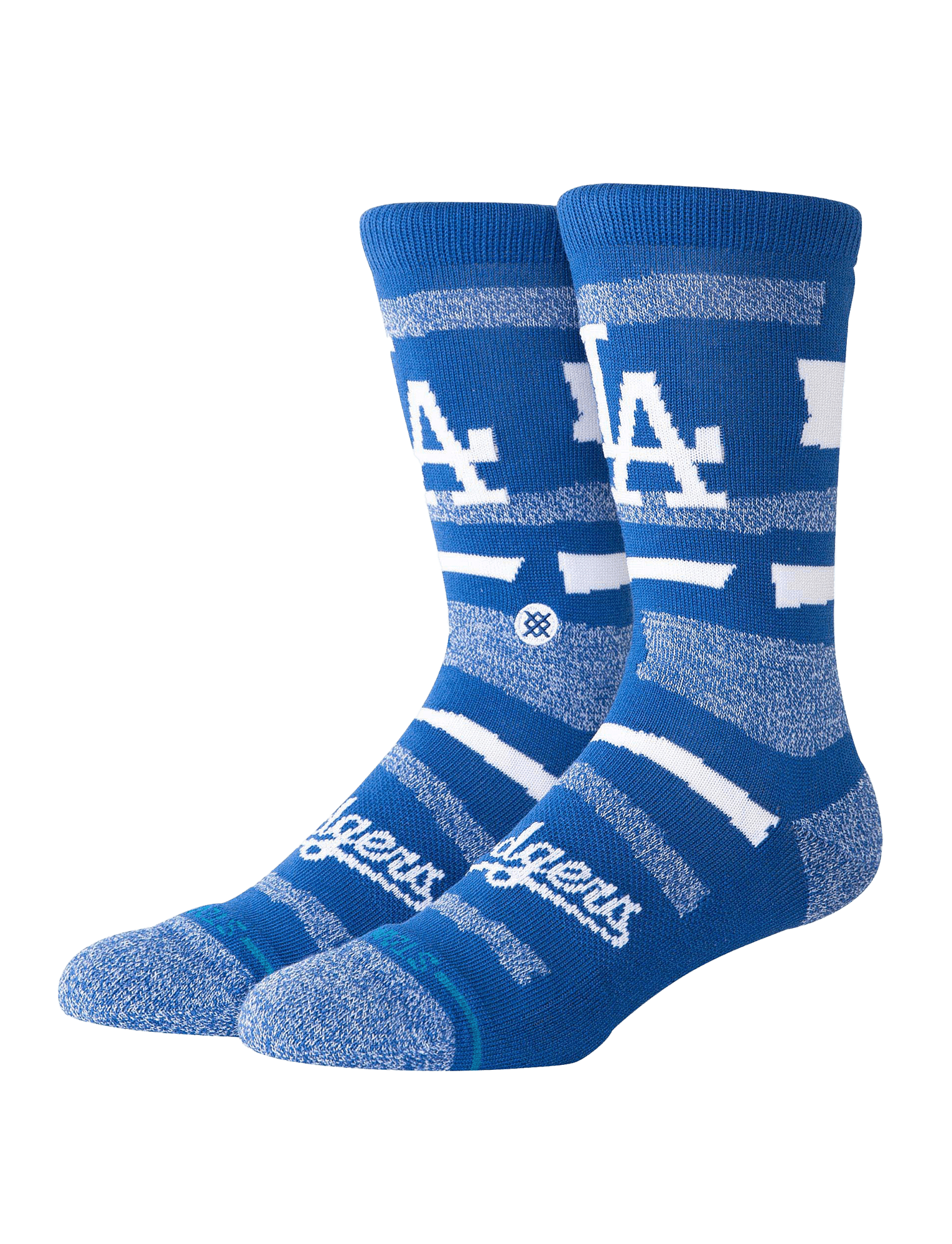 Los Angeles Dodgers Stance MLB Team Squeeze Crew Socks - Navy