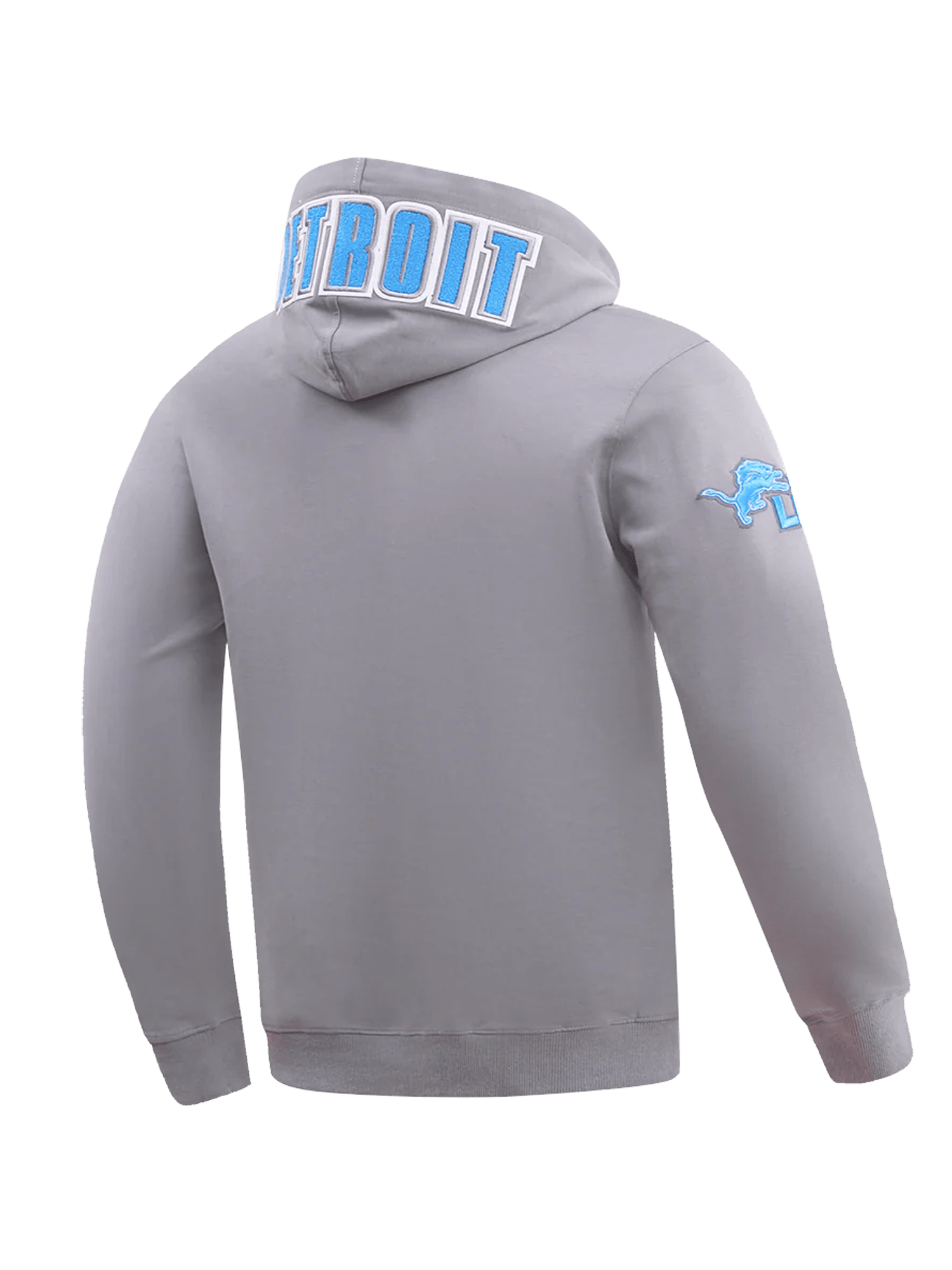 Detroit Lions Pro Standard NFL Team Chenille Hoodie Jumper - Grey