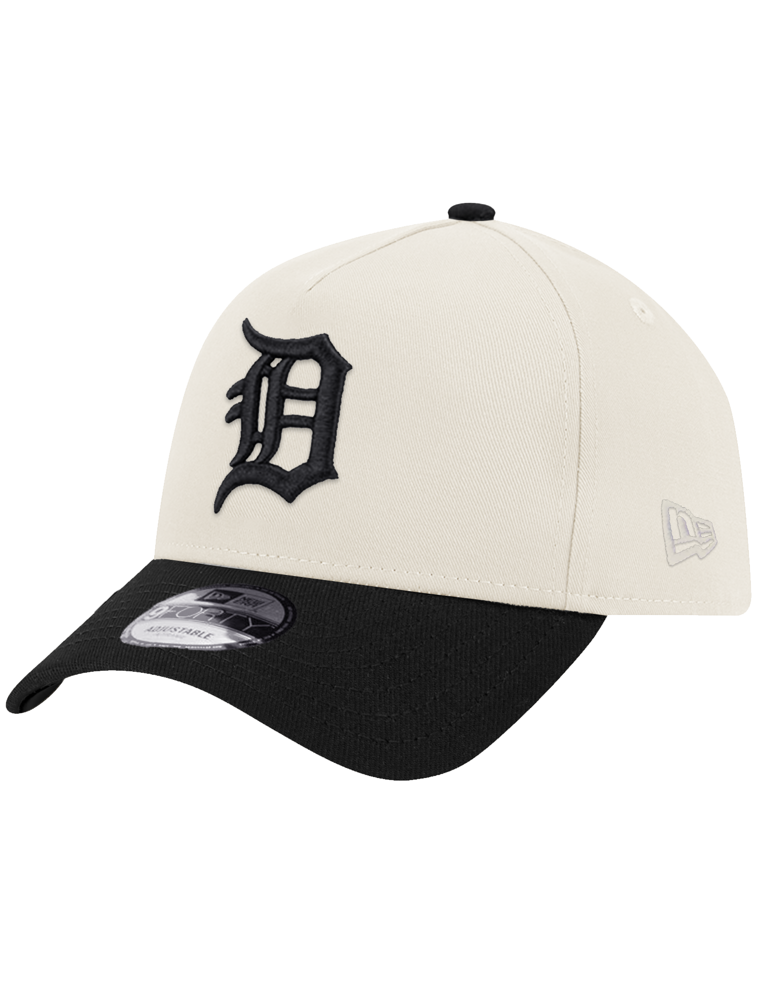 Detroit Tigers New Era MLB 00 Side Patch 9FORTY A-Frame Snapback Hat - Chrome