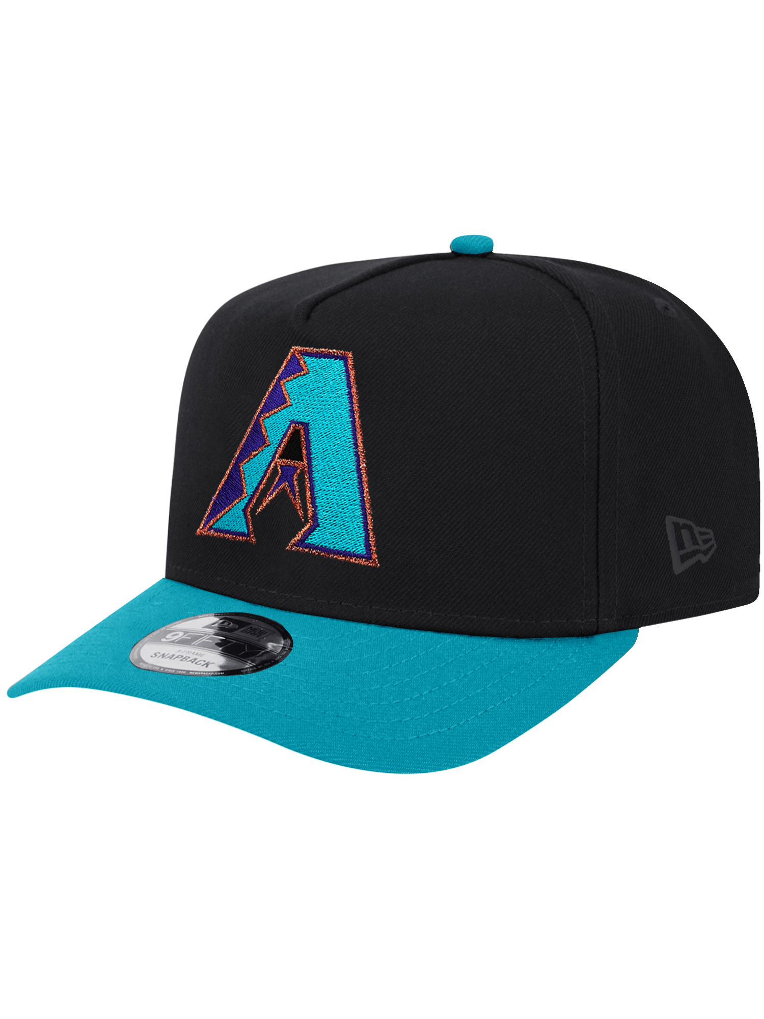 Arizona Diamondbacks New Era MLB Inaugural Pre-Curved 9FIFTY A-Frame Snapback Hat - Black