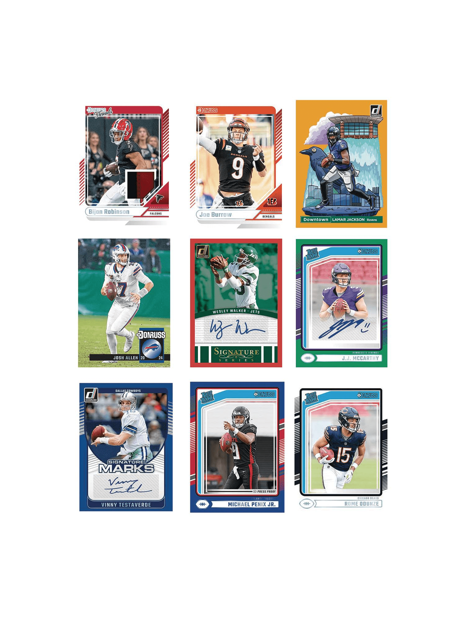 2024 Panini NFL Donruss Football Trading Card Value Pack