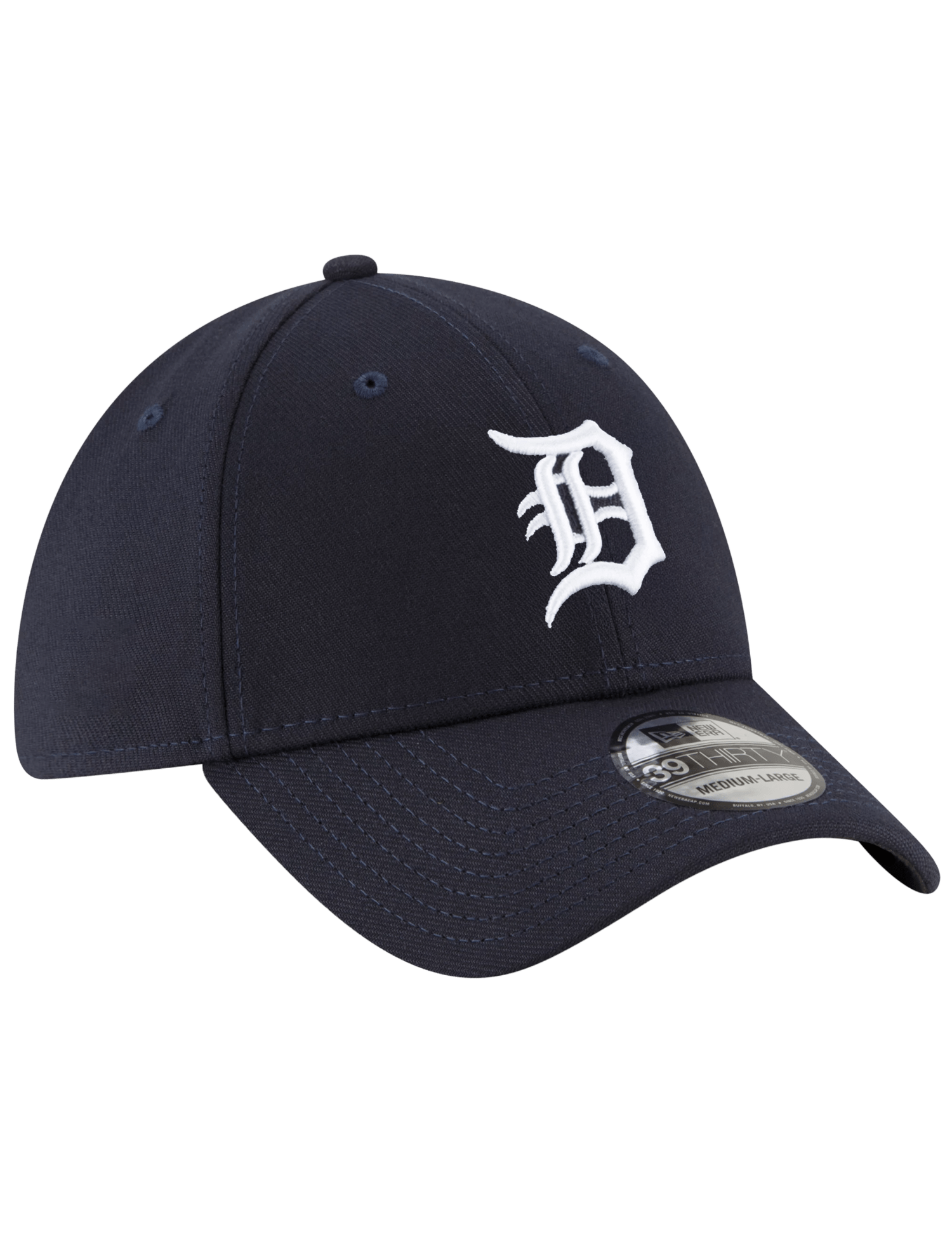 Detroit Tigers New Era MLB Team 39THIRTY Stretch-Fit Hat - Navy