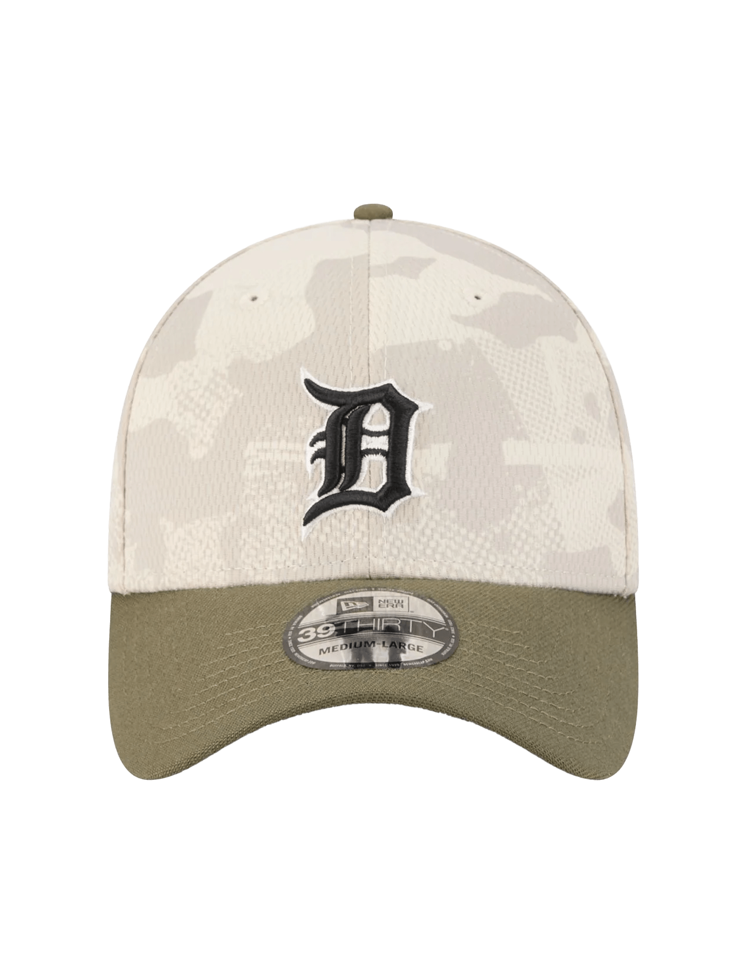Detroit Tigers New Era MLB Armed Forces 2025 39THIRTY Stretch-Fit Hat
