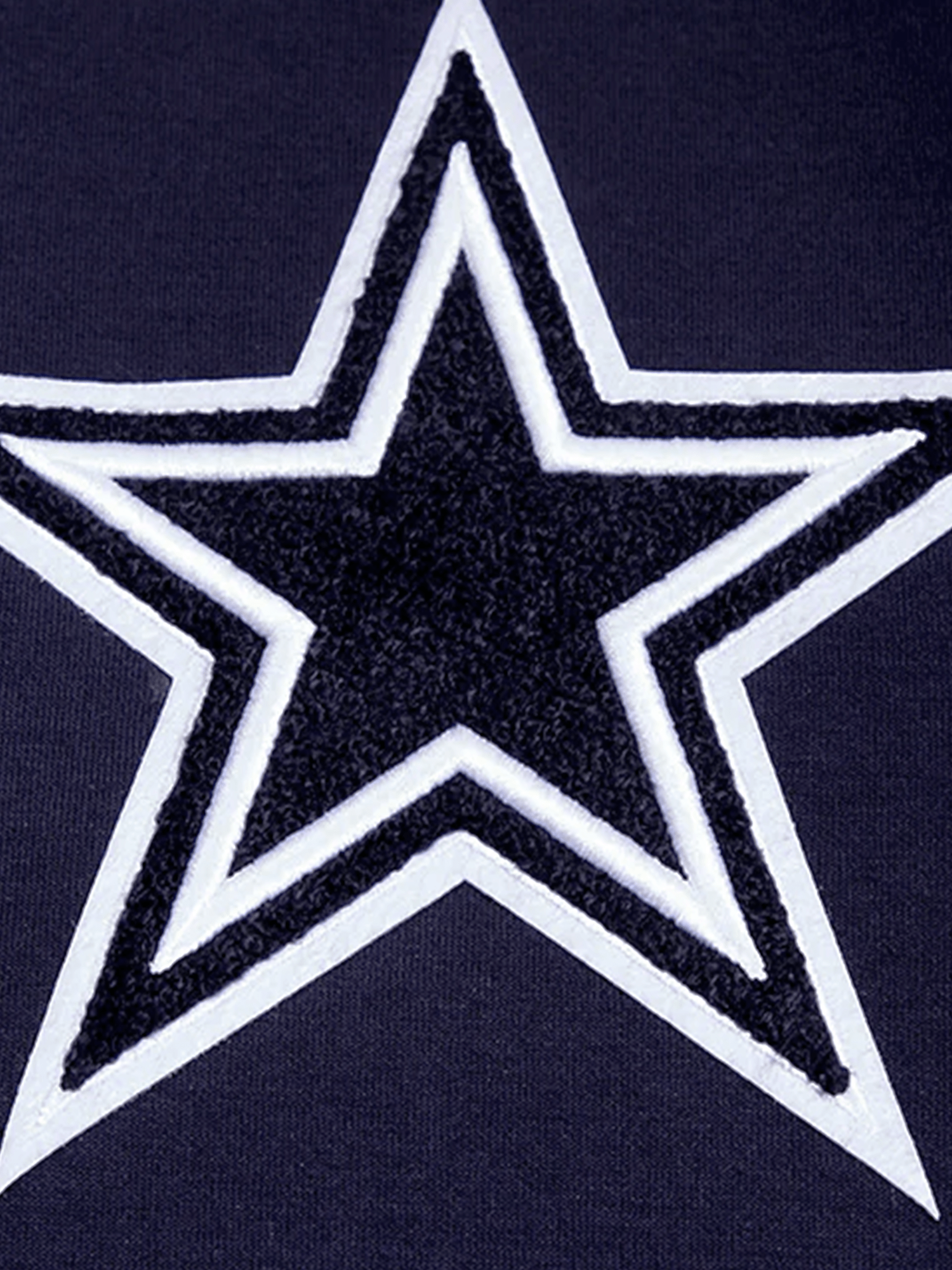 Dallas Cowboys Pro Standard NFL Team Chenille Hoodie Jumper - Navy