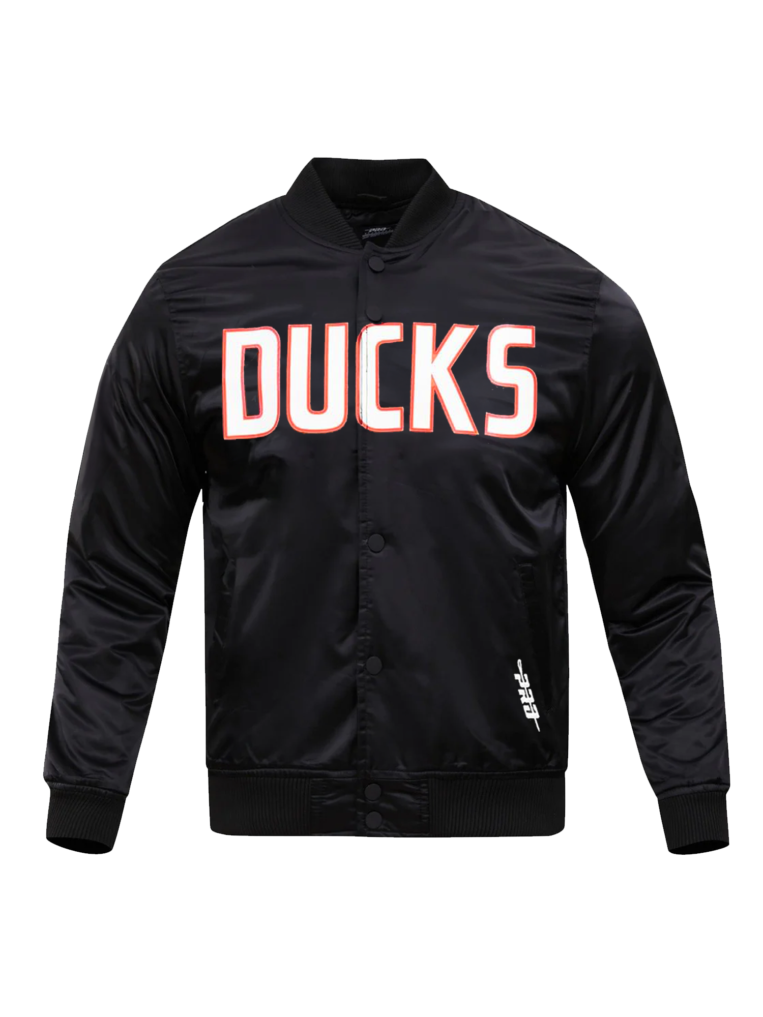 Anaheim Ducks Pro Standard NHL Team Classic Satin Button Jacket - Black