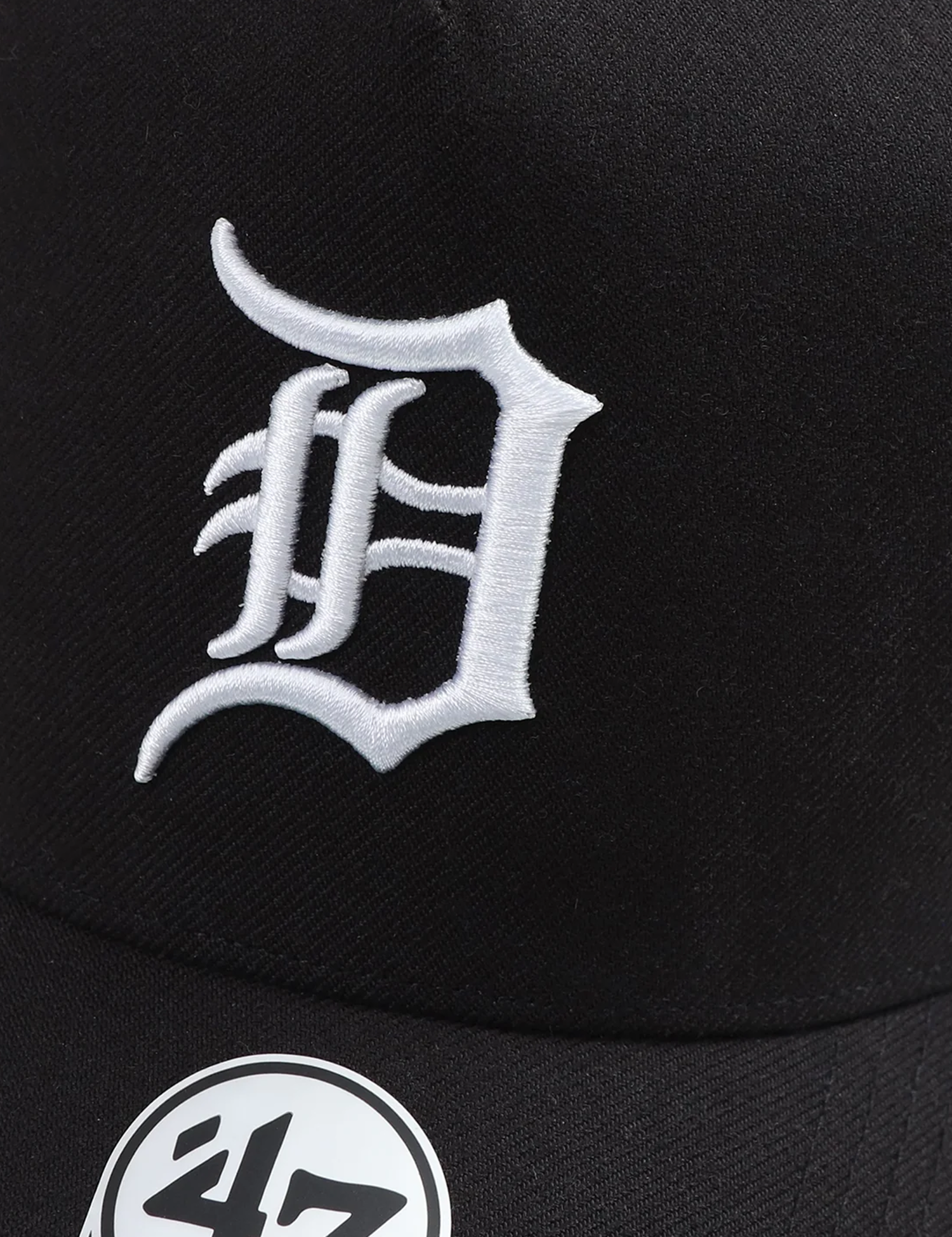 Detroit Tigers '47 MLB Monochrome MVP DT Snapback Hat - Black