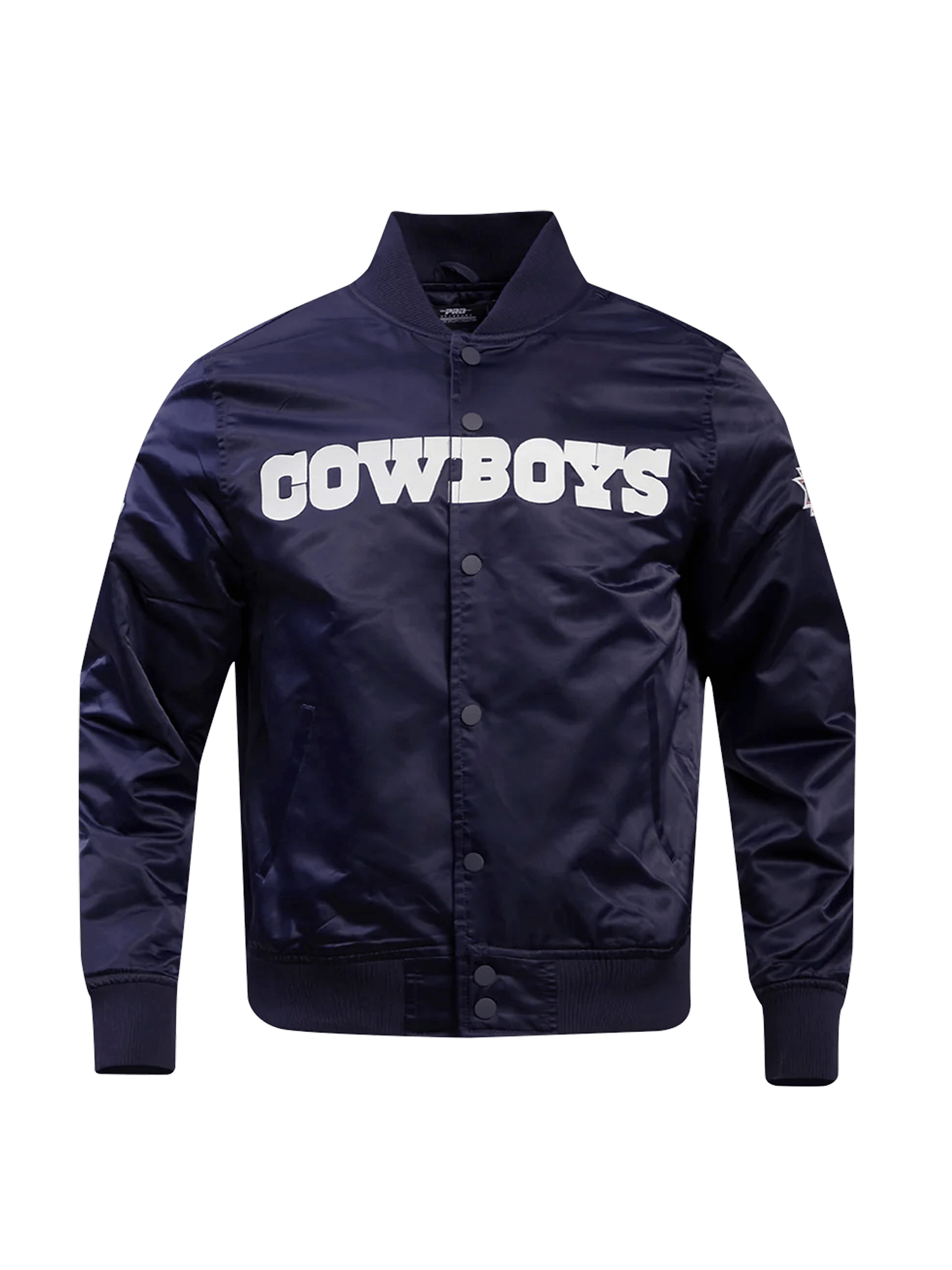 Dallas Cowboys Pro Standard NFL Team Classic Satin Button Jacket - Navy