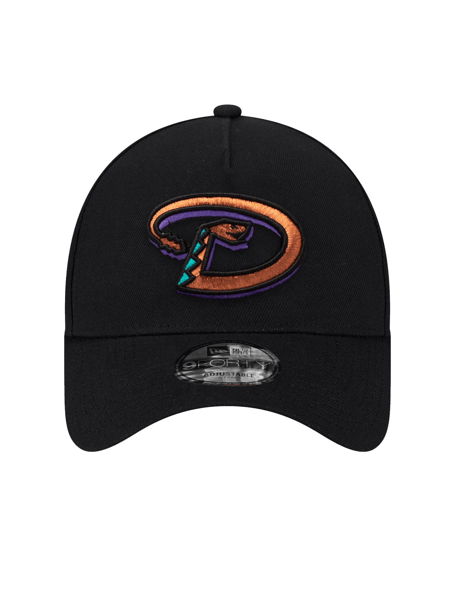 Arizona Diamondbacks New Era MLB 01 WS 9FORTY A-Frame Snapback Hat - Black
