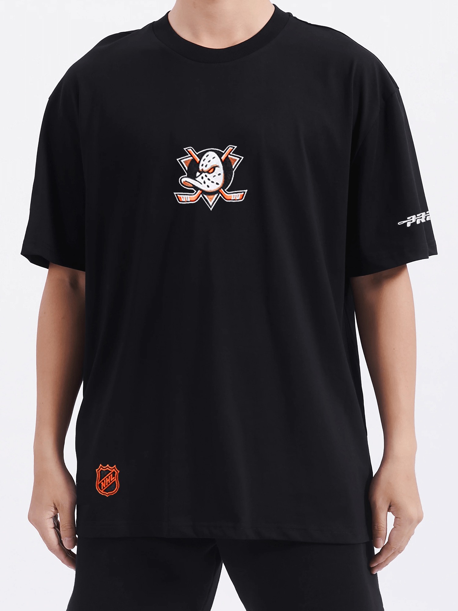 Anaheim Ducks Pro Standard NHL Icon Drop Shoulder T-Shirt - Black