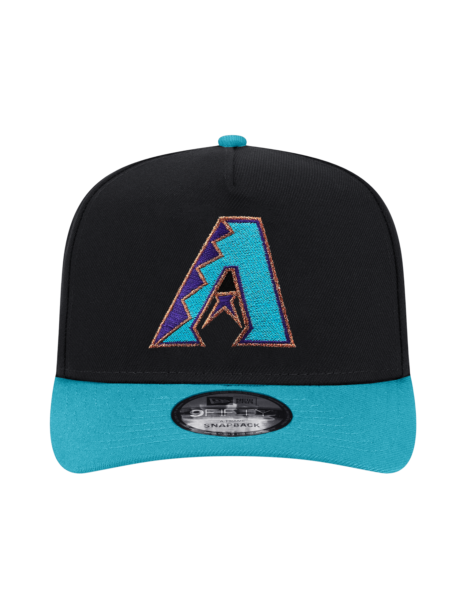 Arizona Diamondbacks New Era MLB Inaugural Pre-Curved 9FIFTY A-Frame Snapback Hat - Black