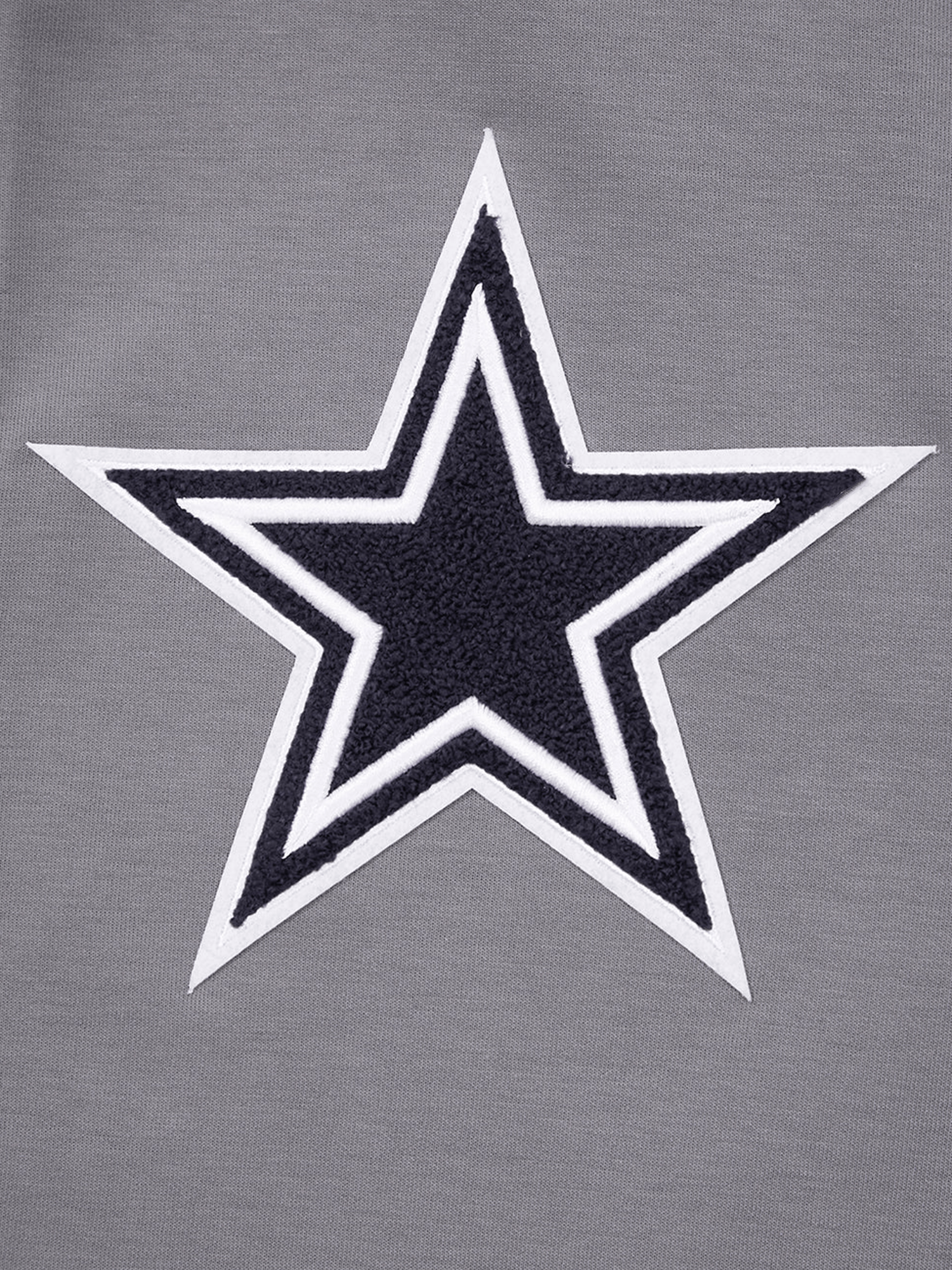 Dallas Cowboys Pro Standard NFL Team Chenille Hoodie Jumper - Grey