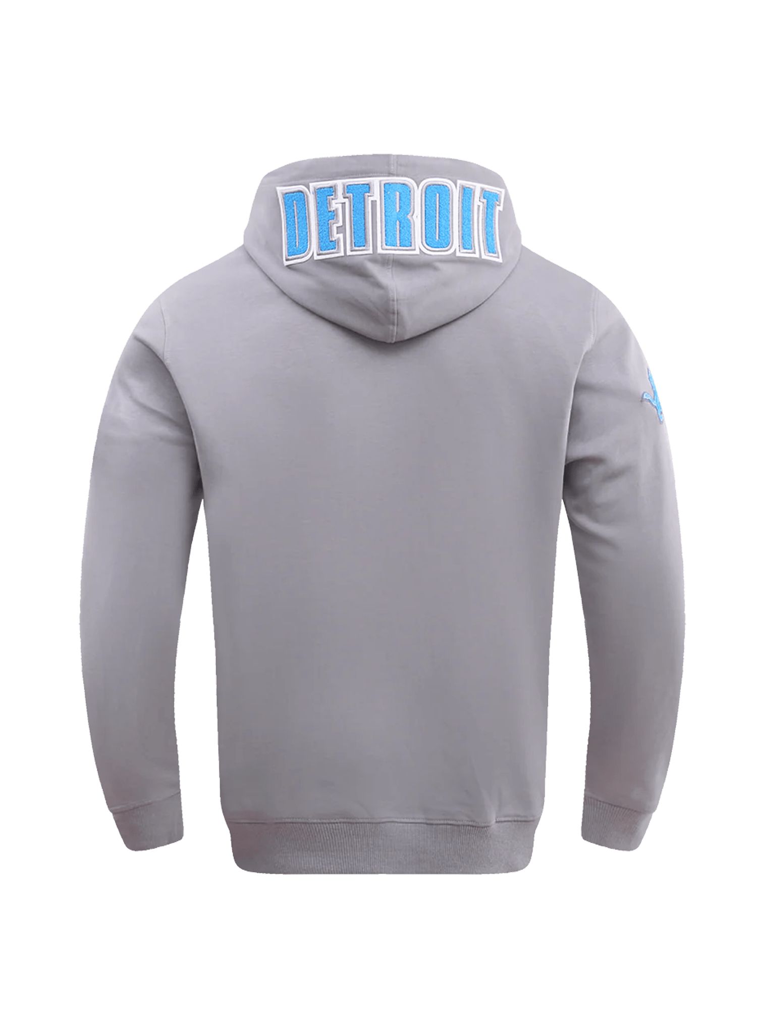 Detroit Lions Pro Standard NFL Team Chenille Hoodie Jumper - Grey
