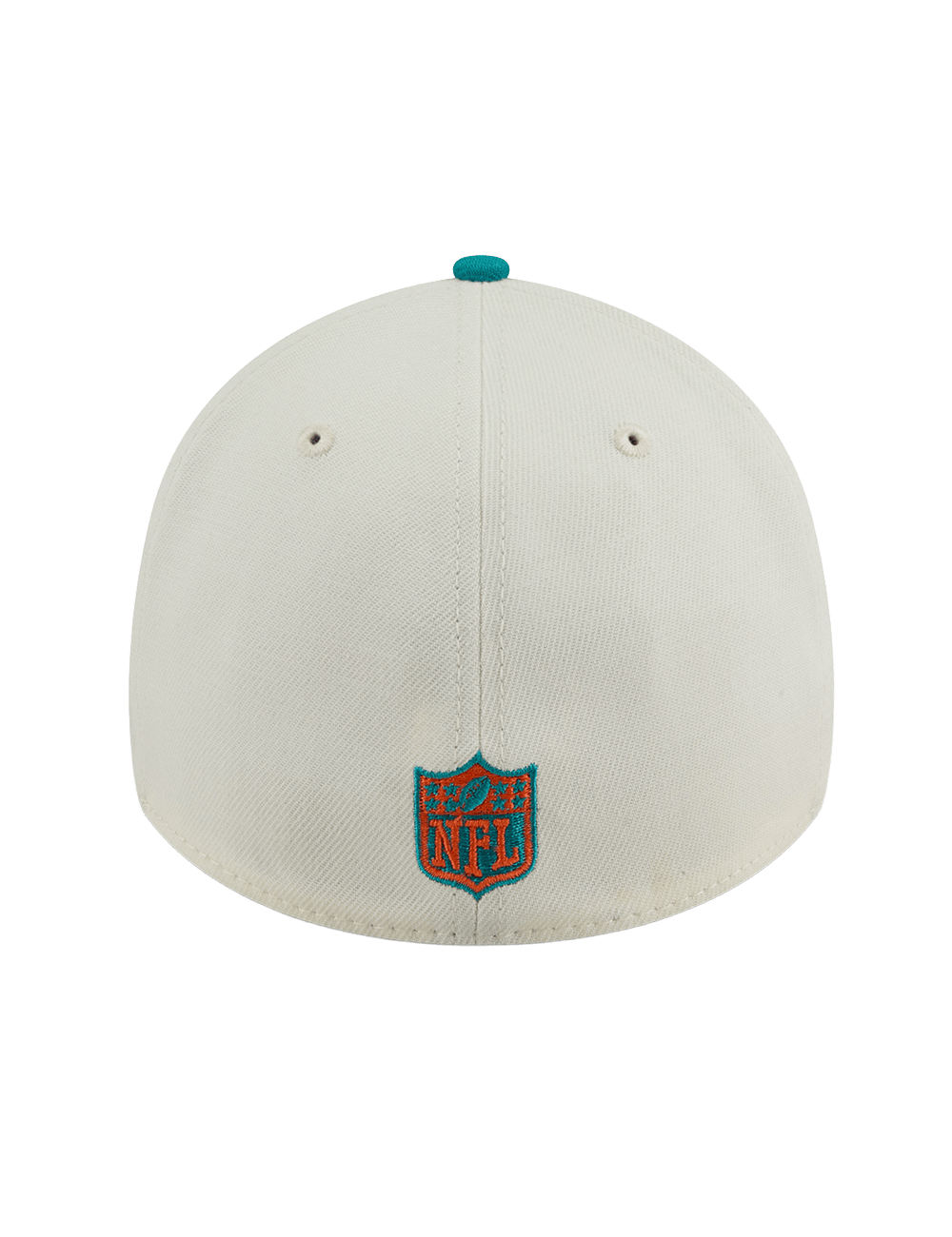 Miami Dolphins New Era NFL Historic 39THIRTY A-Frame Stretch-Fit Hat - Chrome