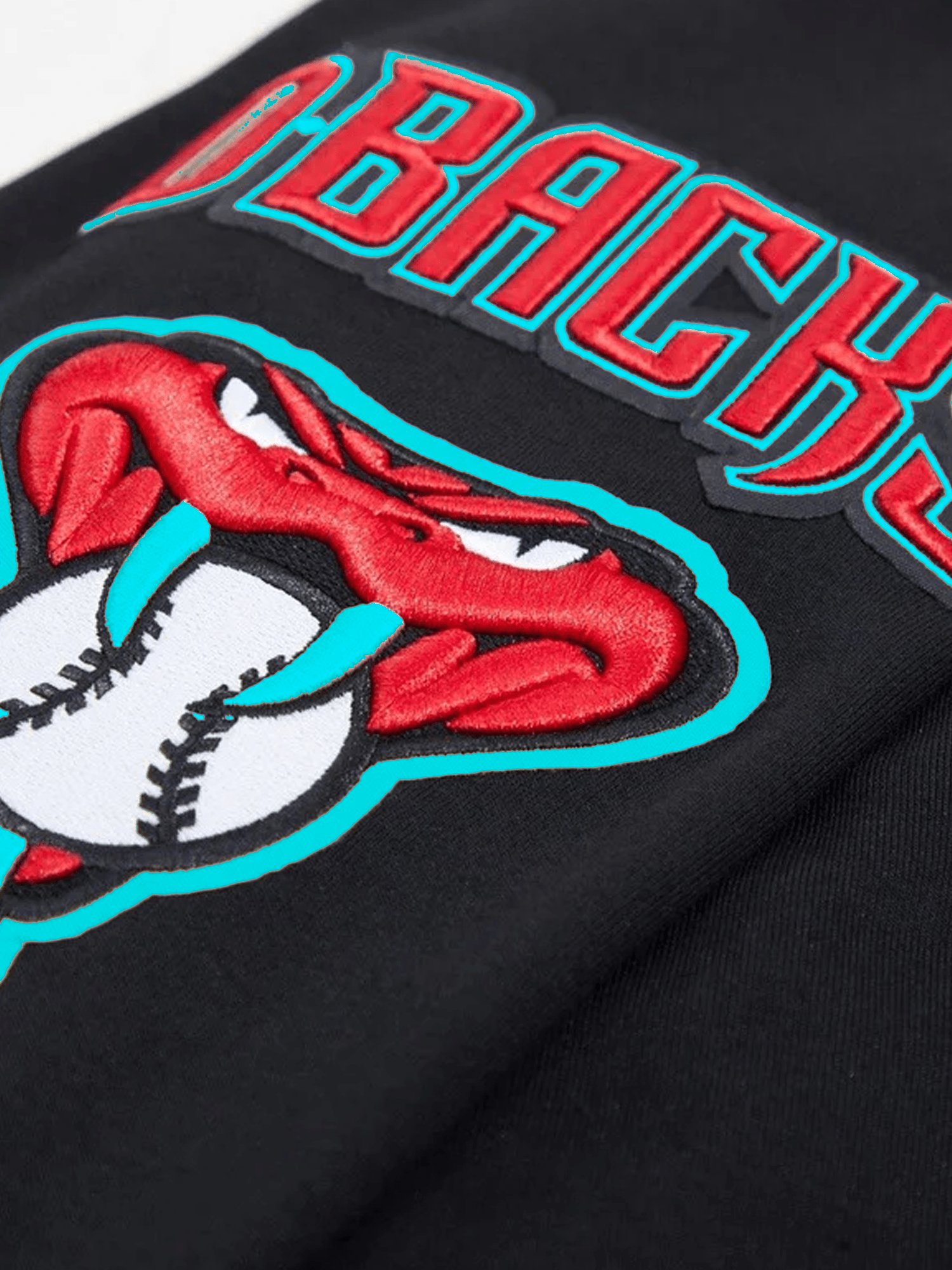 Arizona Diamondbacks Pro Standard MLB Team Chenille Hoodie Jumper  - Black