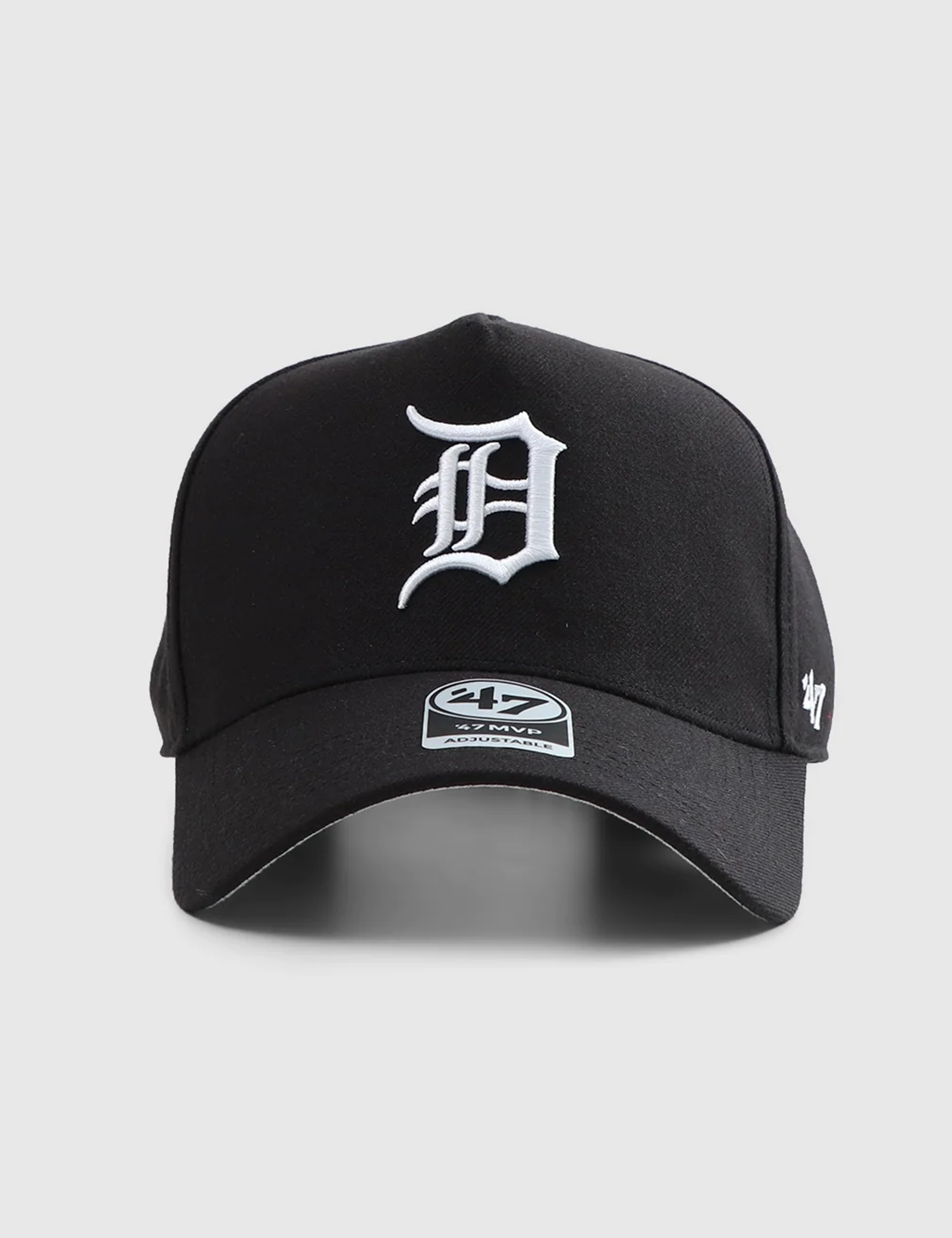 Detroit Tigers '47 MLB Monochrome MVP DT Snapback Hat - Black