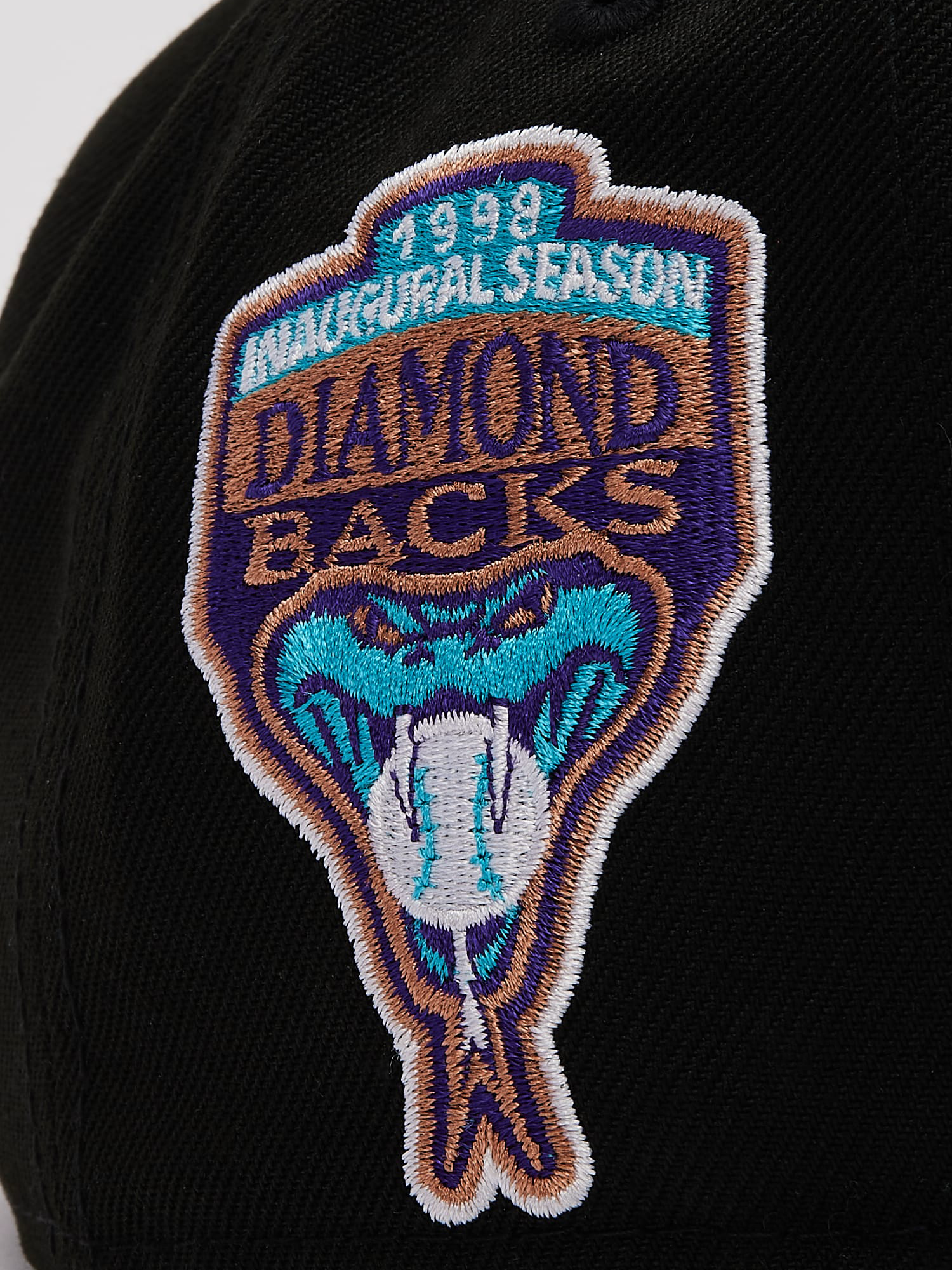 Arizona Diamondbacks New Era MLB Inaugural Pre-Curved 9FIFTY A-Frame Snapback Hat - Black