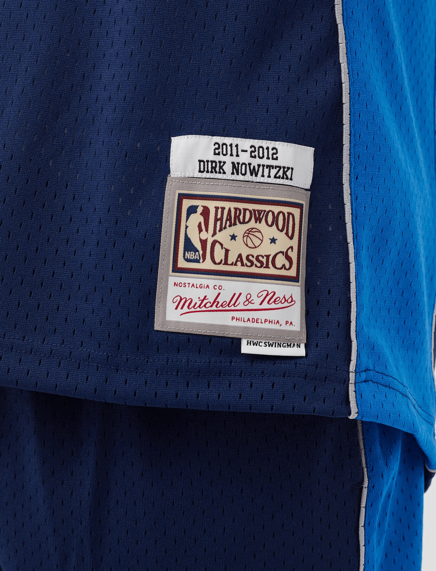 Dirk Nowitzki Dallas Mavericks Mitchell & Ness NBA 11-12 Away Swingman Jersey - Navy