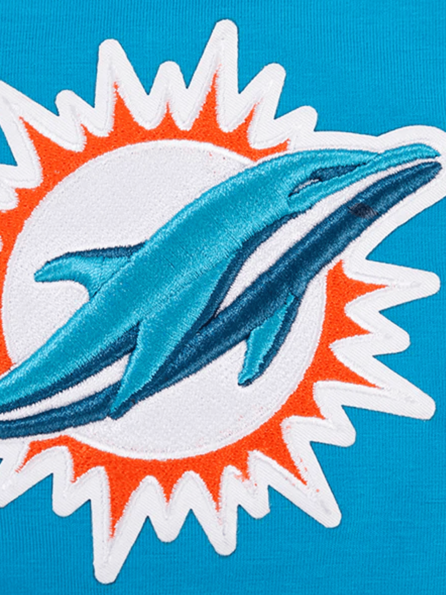 Miami Dolphins Pro Standard NFL Team Chenille Flex T-Shirt - Teal