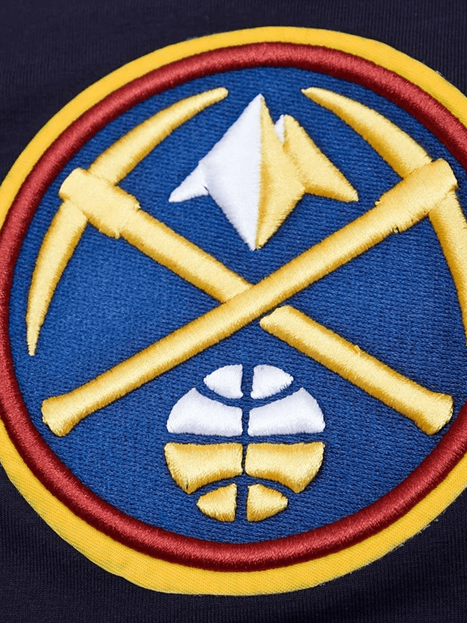 Denver Nuggets Pro Standard NBA Team Chenille Flex T-Shirt - Navy