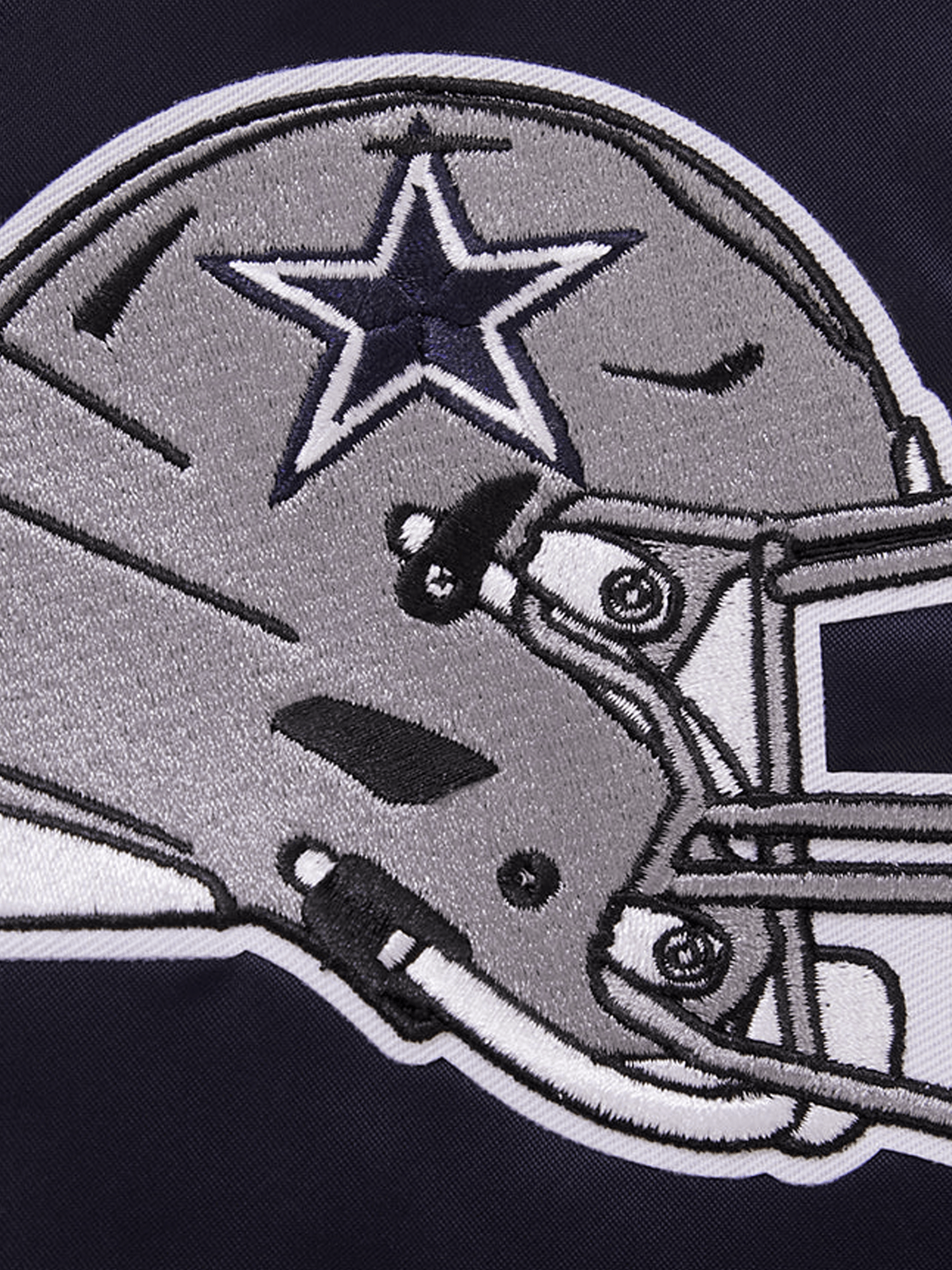 Dallas Cowboys Pro Standard NFL Team Classic Satin Button Jacket - Navy