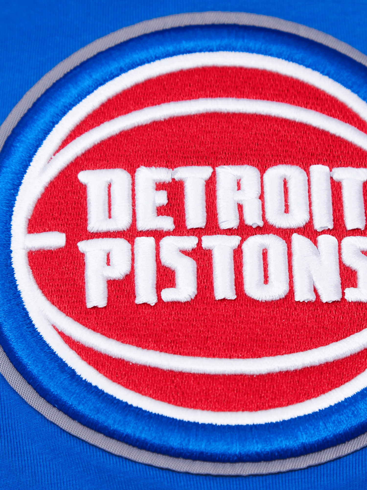 Detroit Pistons Pro Standard NBA Team Chenille Flex T-Shirt - Blue