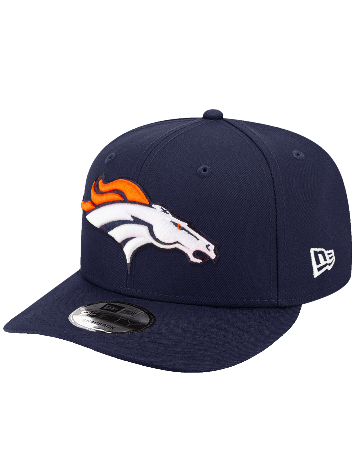 Denver Broncos New Era NFL Team Pre-Curved 9FIFTY Snapback Hat - Navy