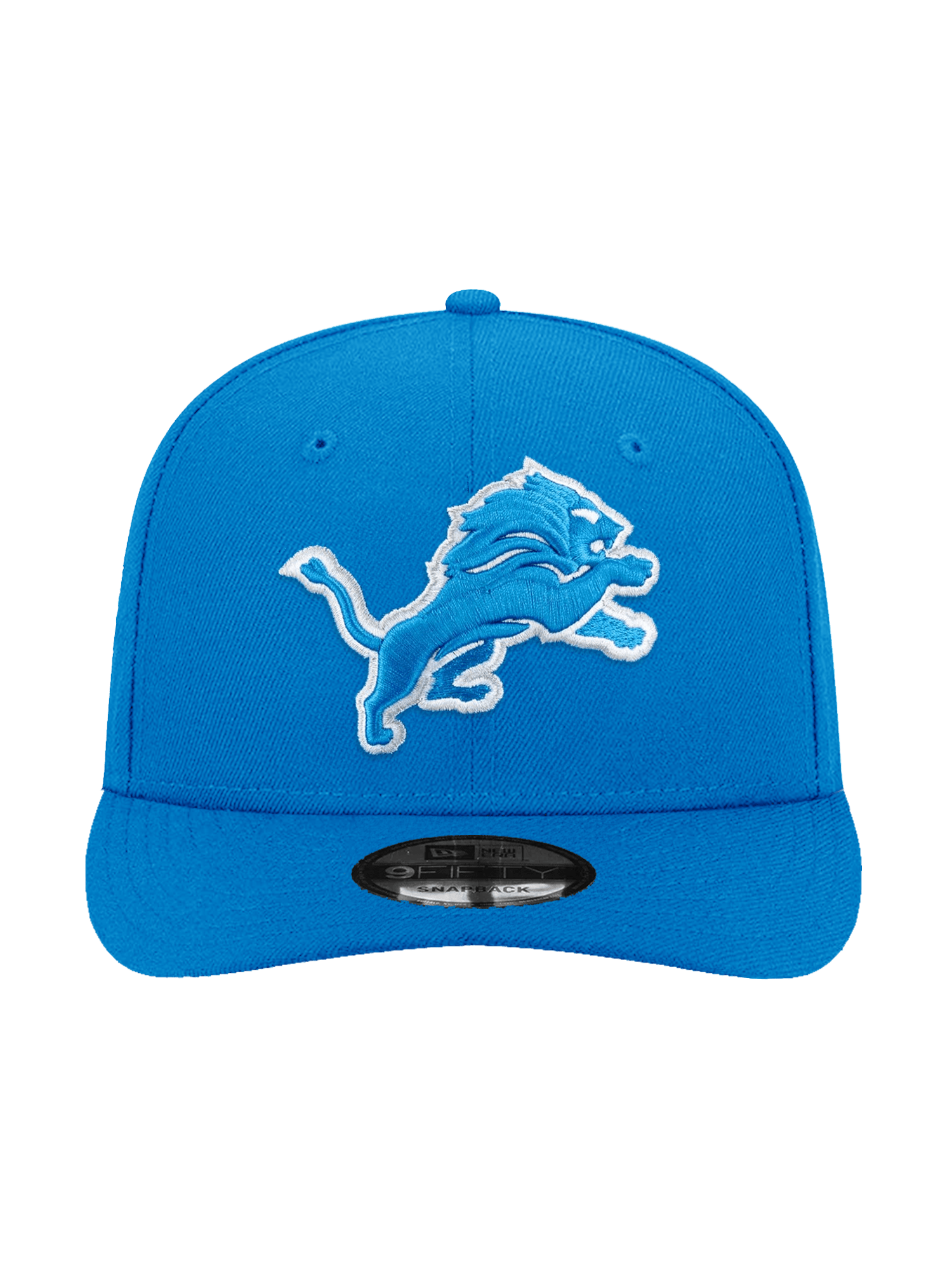 Detroit Lions New Era NFL Team Pre-Curved 9FIFTY Snapback Hat - Blue