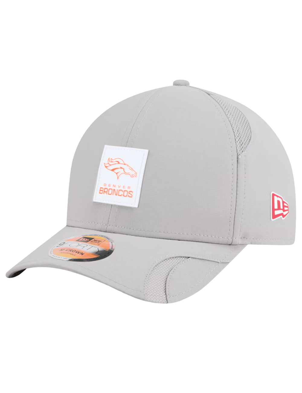 Denver Broncos New Era NFL 25 Sideline 9FORTY M-Crown Snapback Hat - Grey