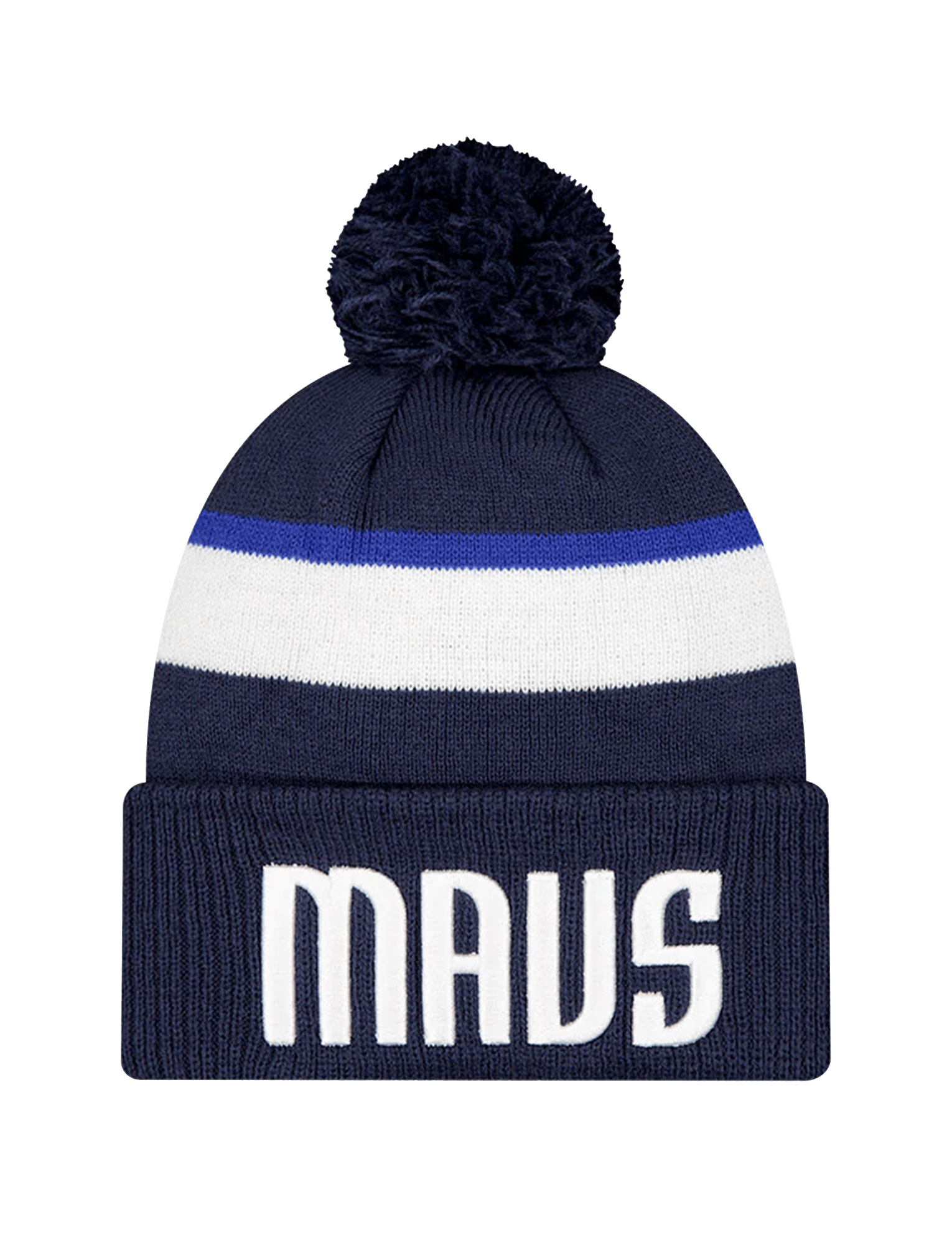 Dallas Mavericks New Era NBA Statement Knit Beanie - Navy