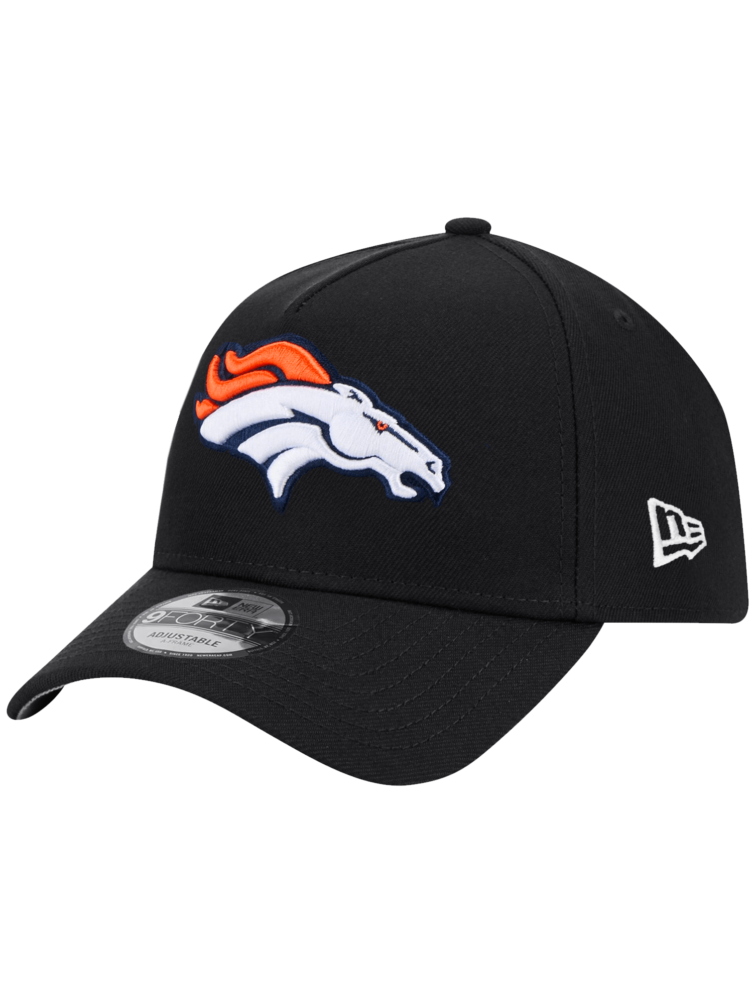Denver Broncos New Era NFL Team 9FORTY A-Frame Snapback Hat - Black