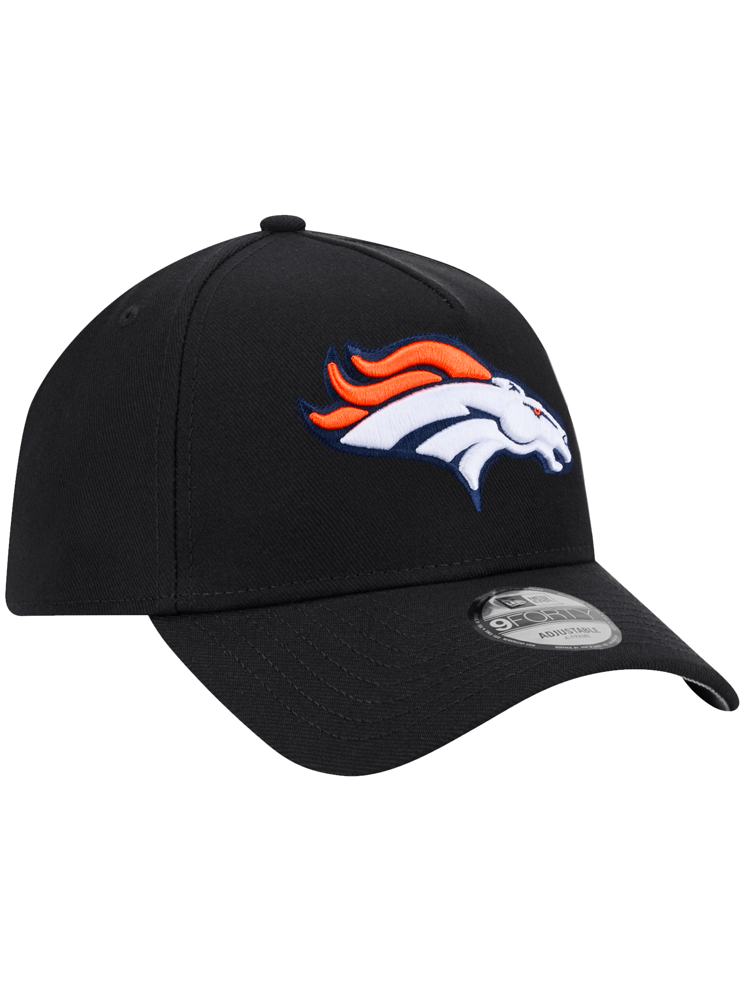 Denver Broncos New Era NFL Team 9FORTY A-Frame Snapback Hat - Black