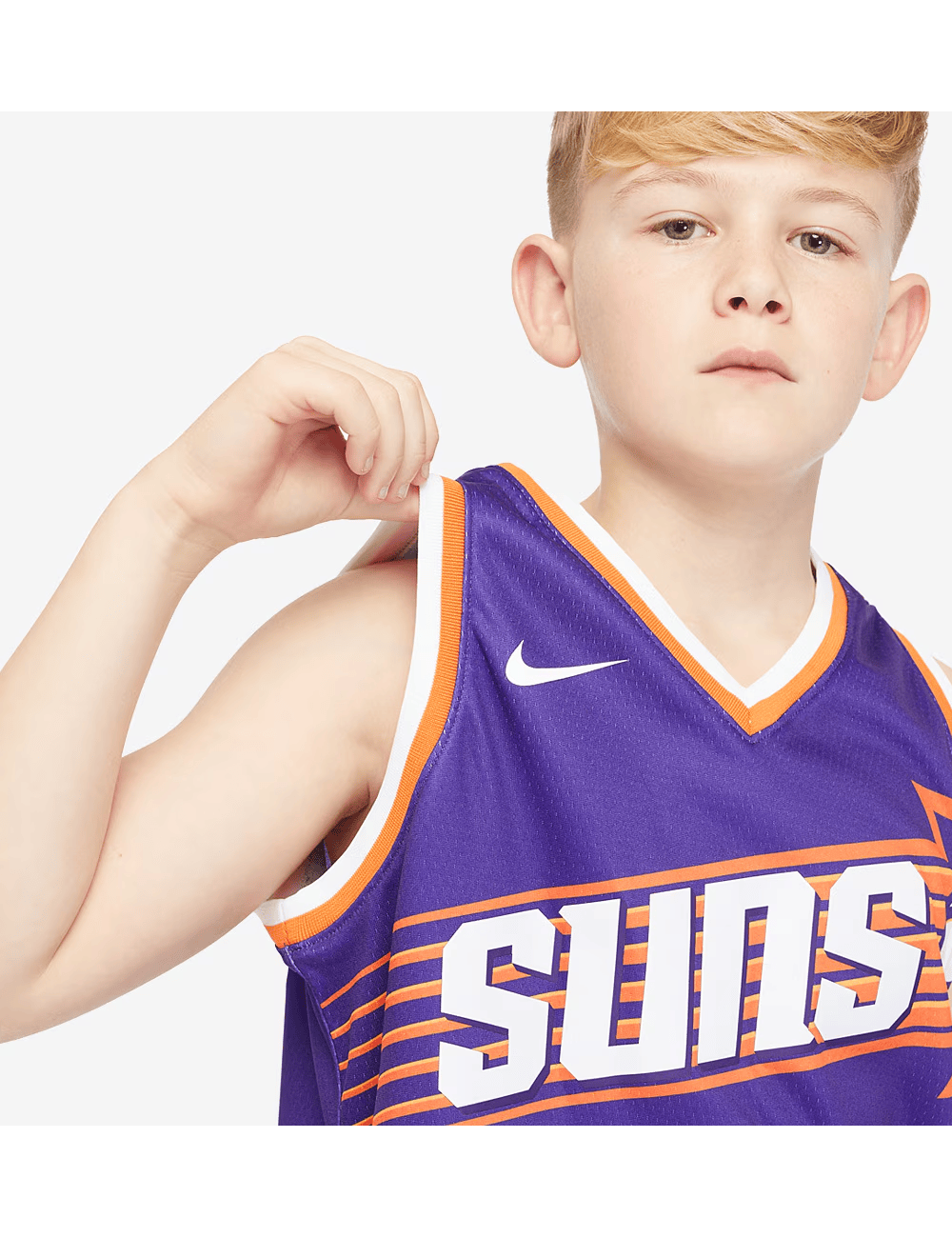 Youths Devin Booker Phoenix Suns Nike NBA Icon Jersey - Purple
