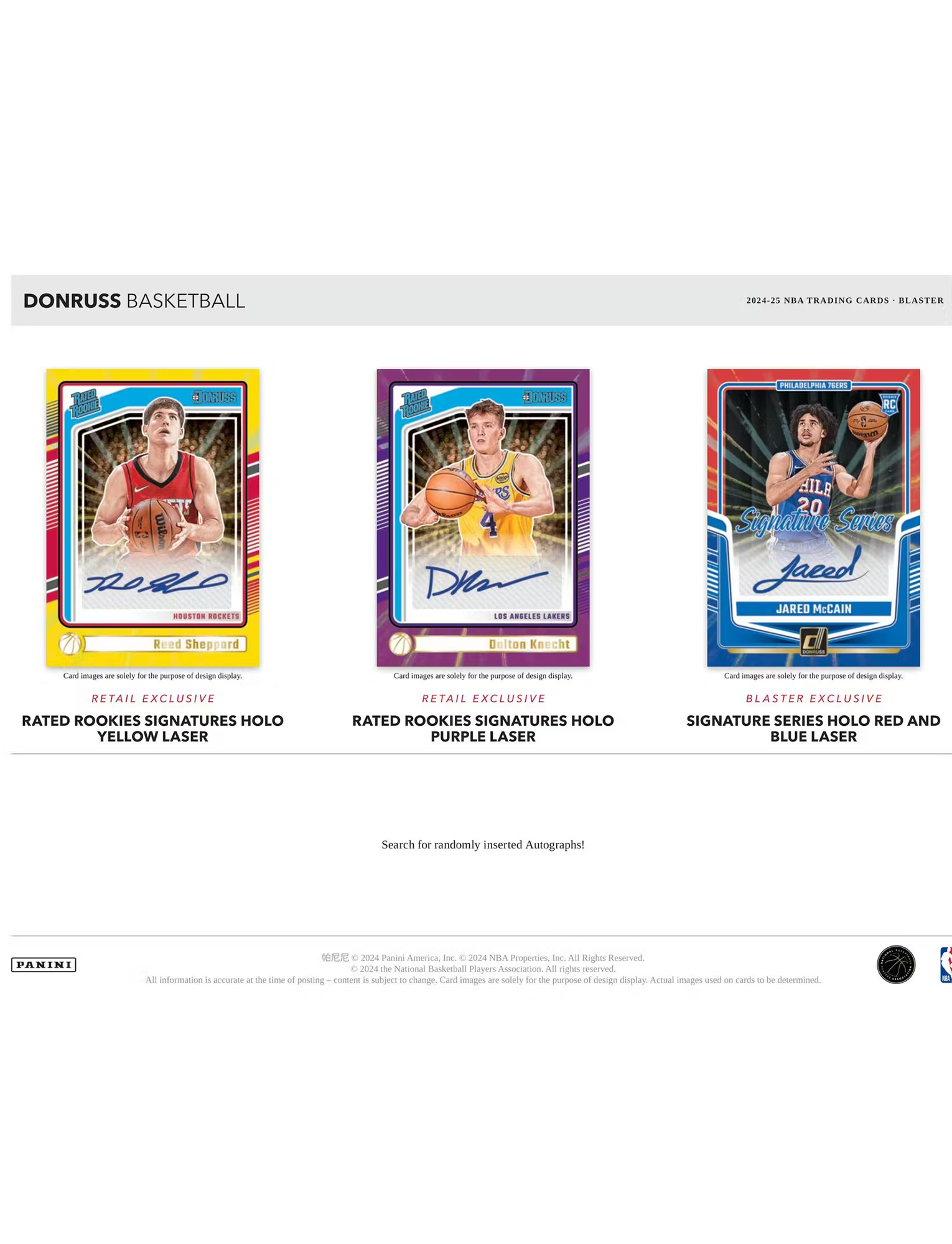 2024-25 NBA Panini Donruss Basketball Trading Card Value Fat Pack