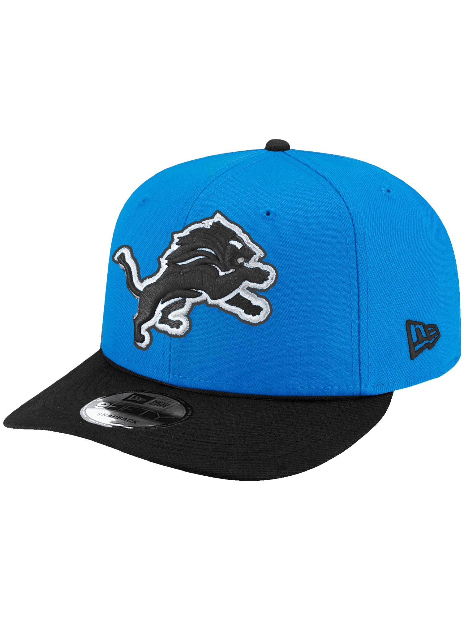 Detroit Lions New Era NFL ALT 2T Pre-Curved 9FIFTY Snapback Hat - Blue