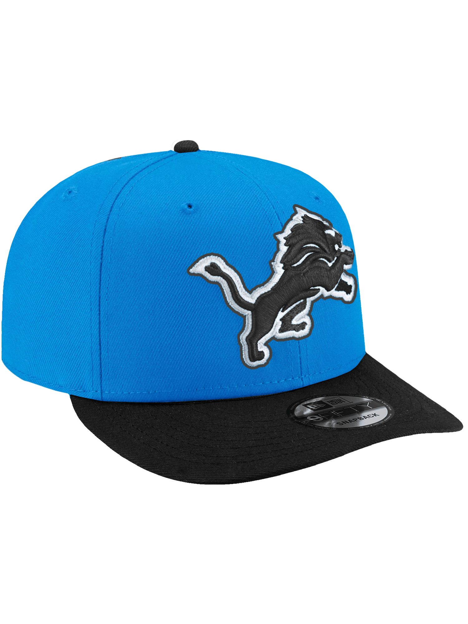 Detroit Lions New Era NFL ALT 2T Pre-Curved 9FIFTY Snapback Hat - Blue