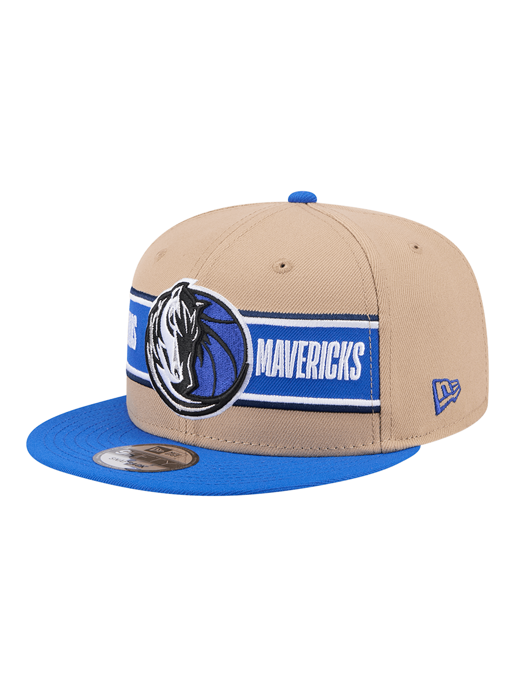 Youths Dallas Mavericks New Era NBA 24 Draft 9FIFTY Snapback Hat - Tan