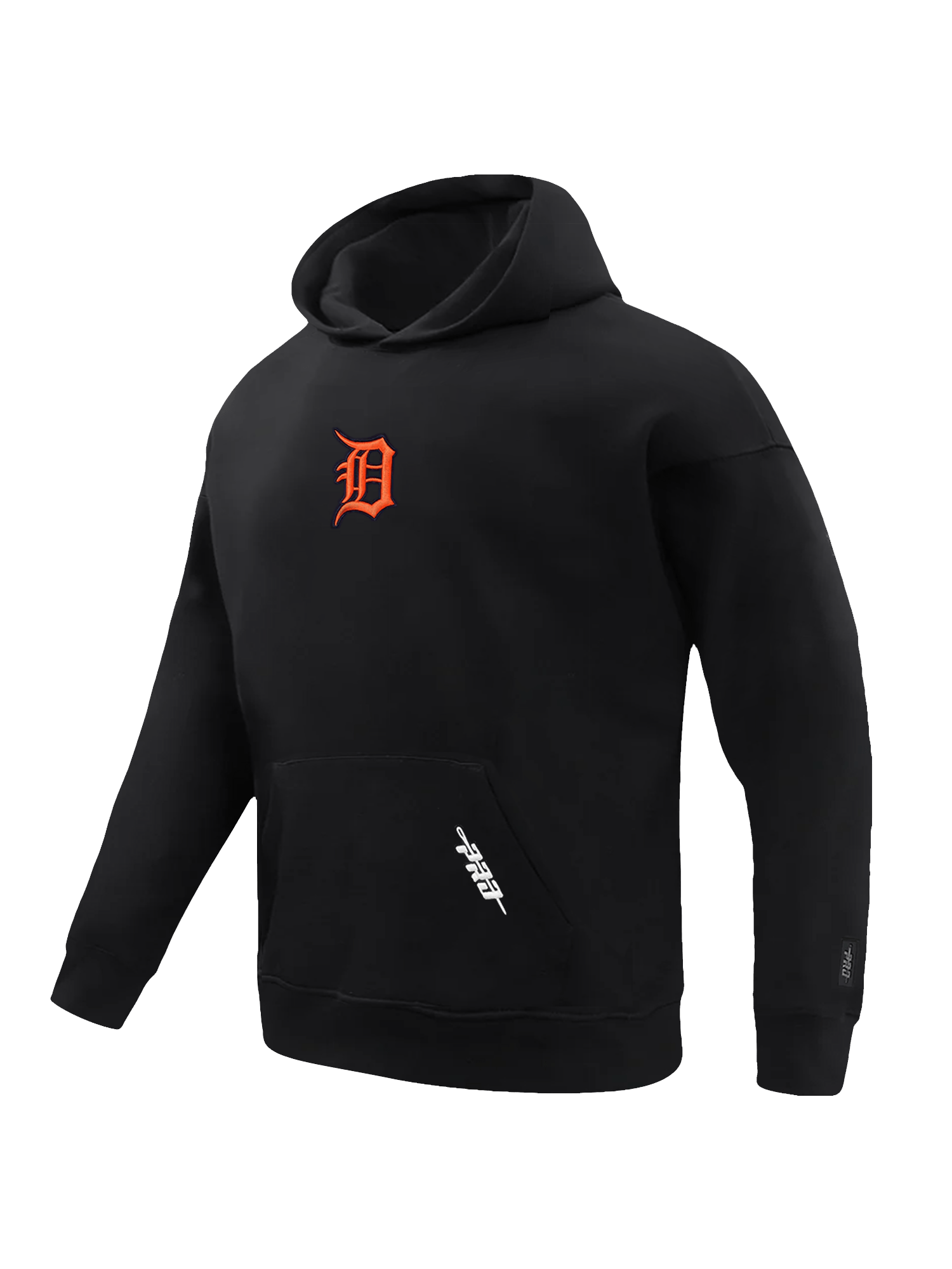 Detroit Tigers Pro Standard MLB Icon Drop Shoulder Hoodie Jumper - Black