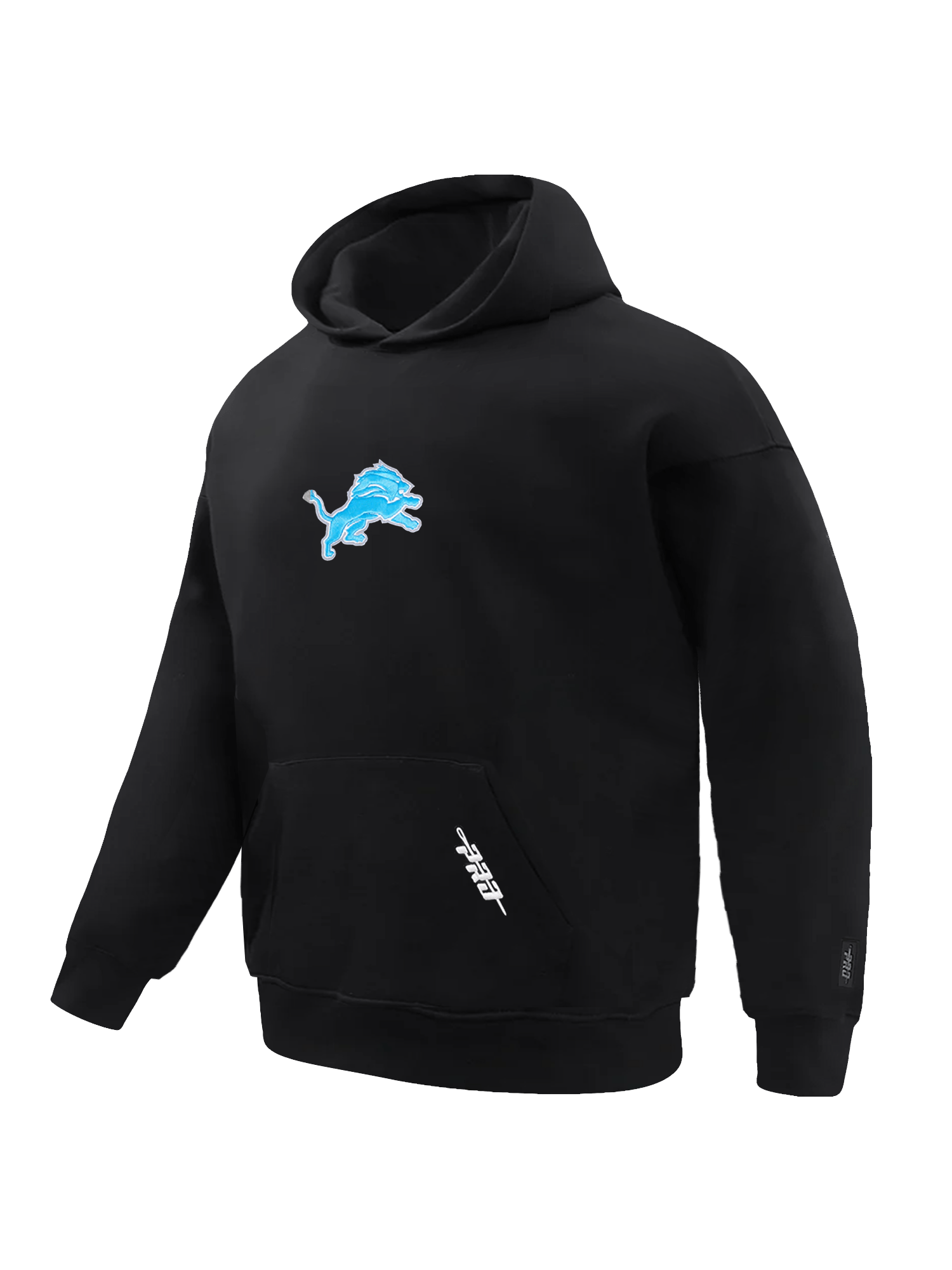 Detroit Lions Pro Standard NFL Icon Drop Shoulder Hoodie Jumper - Black