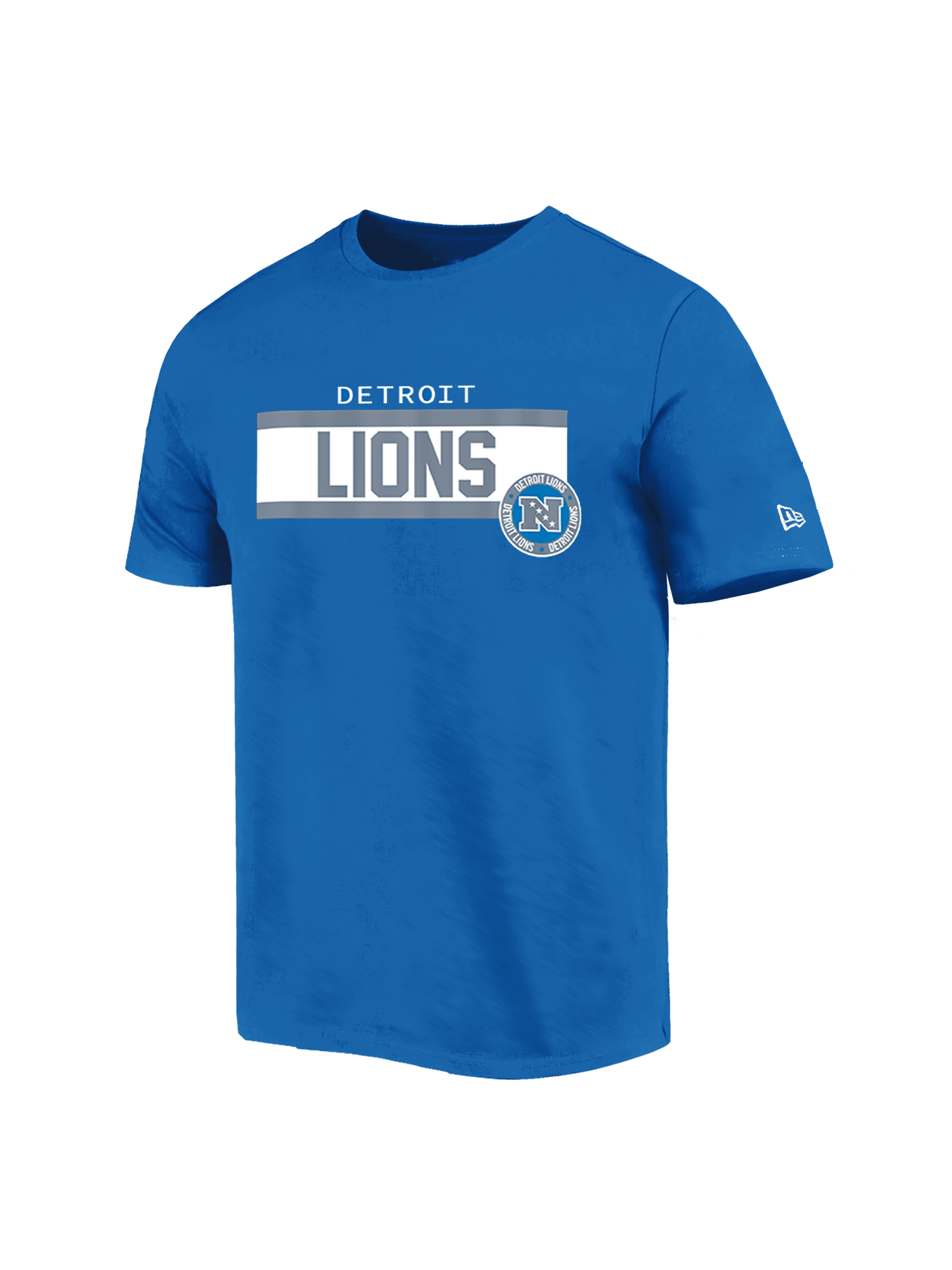Detroit Lions New Era NFL 24 Sideline T-Shirt - Blue