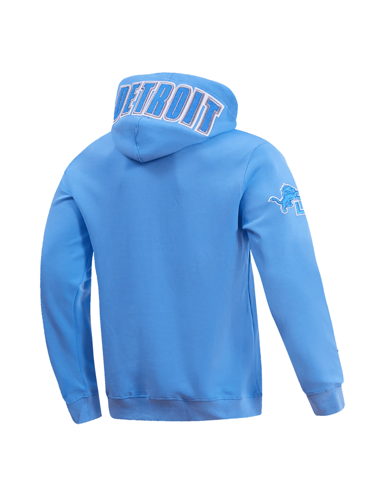 Detroit Lions Pro Standard NFL Team Chenille Hoodie Jumper - Light Blue