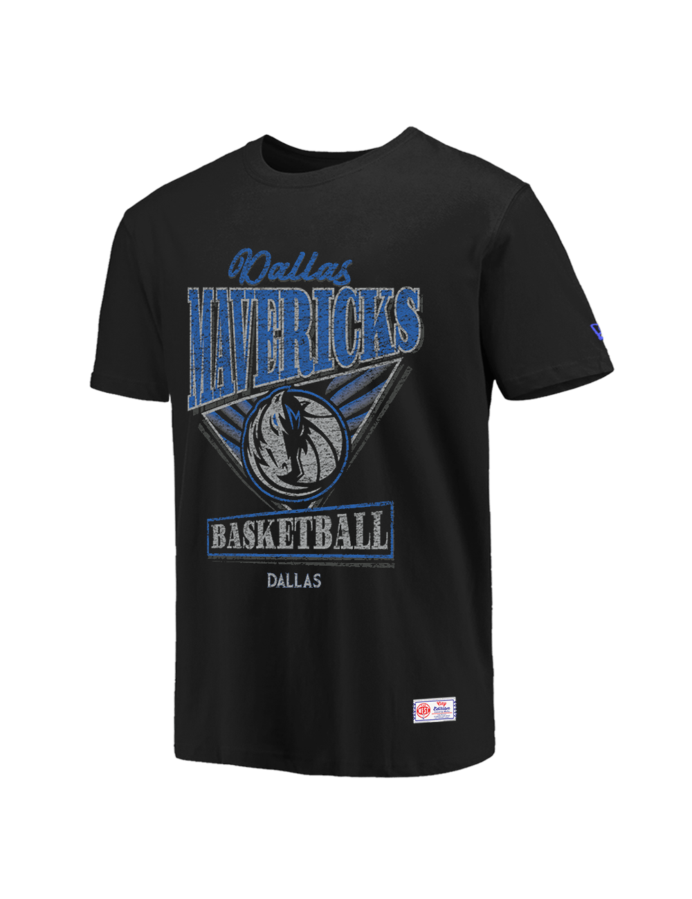 Dallas Mavericks New Era NBA 25-26 City Edition Distressed T-Shirt
