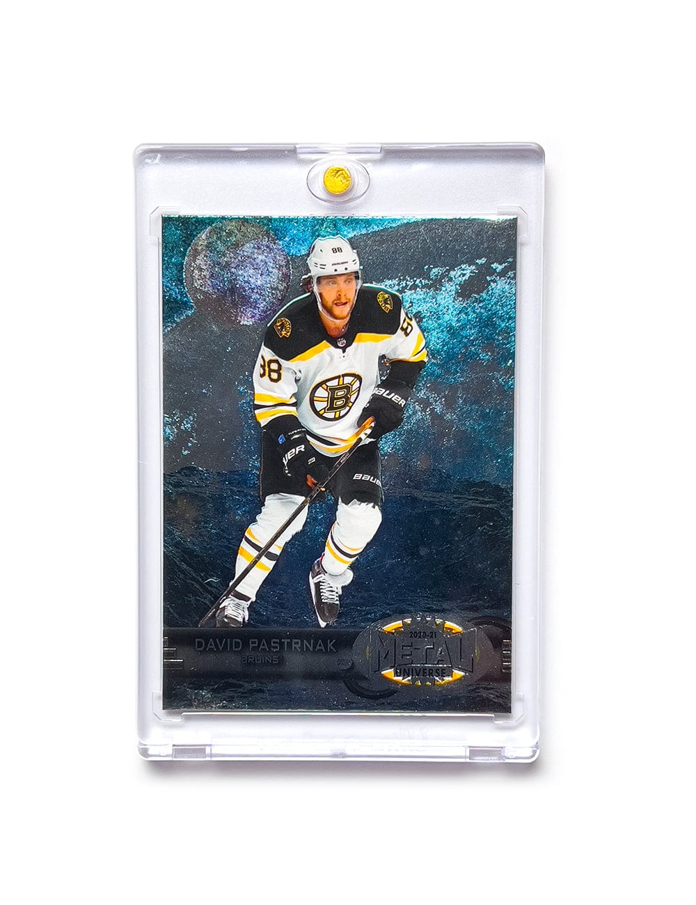 David Pastrnak Boston Bruins 20-21 Skybox Metal Universe Variation Card
