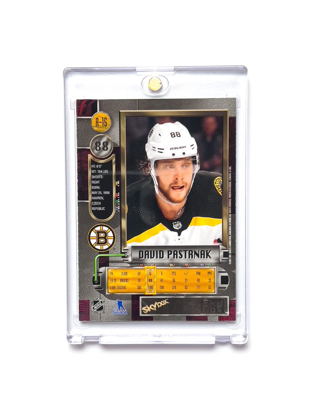David Pastrnak Boston Bruins 20-21 Skybox Metal Universe Variation Card